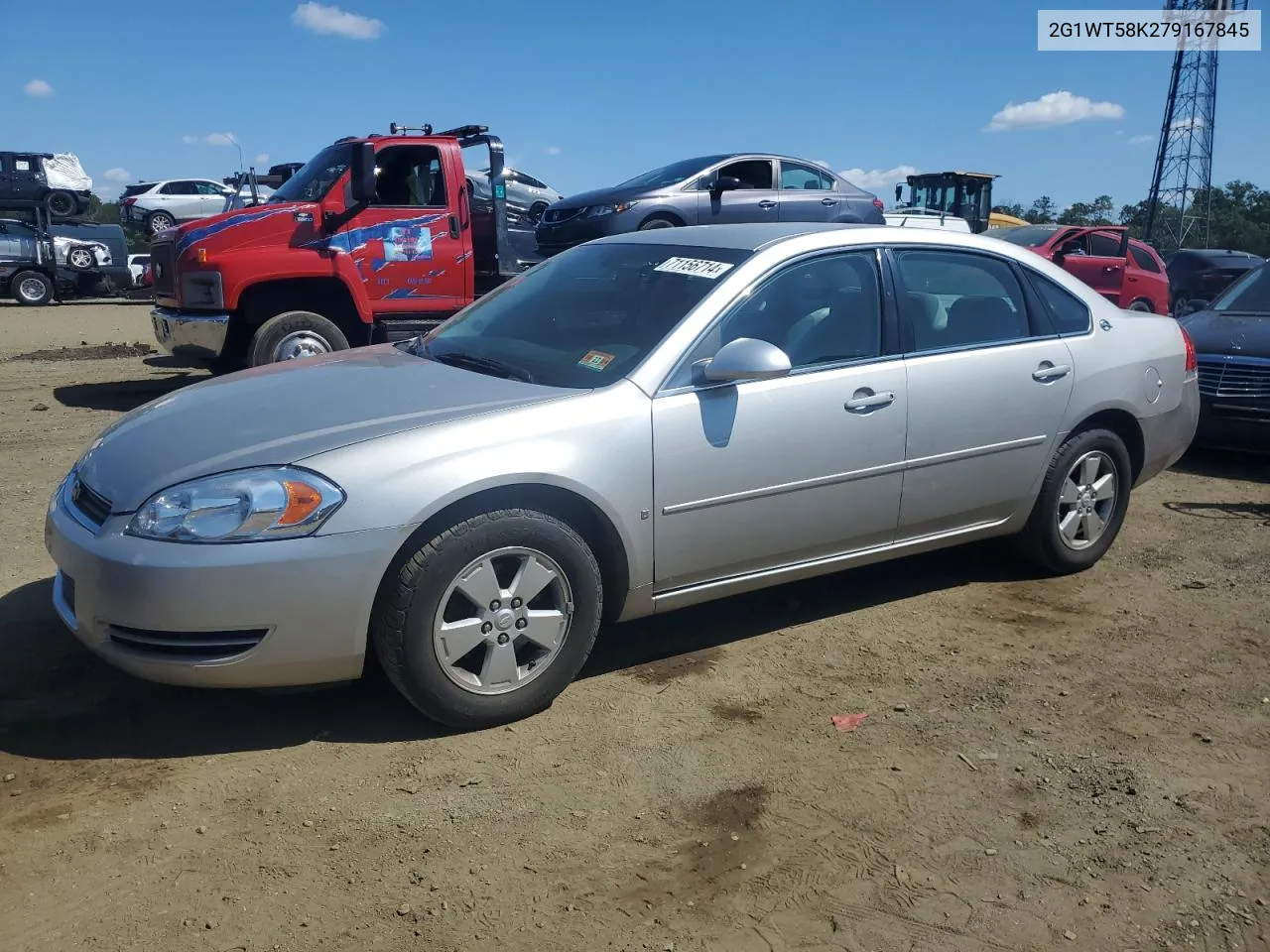 2G1WT58K279167845 2007 Chevrolet Impala Lt