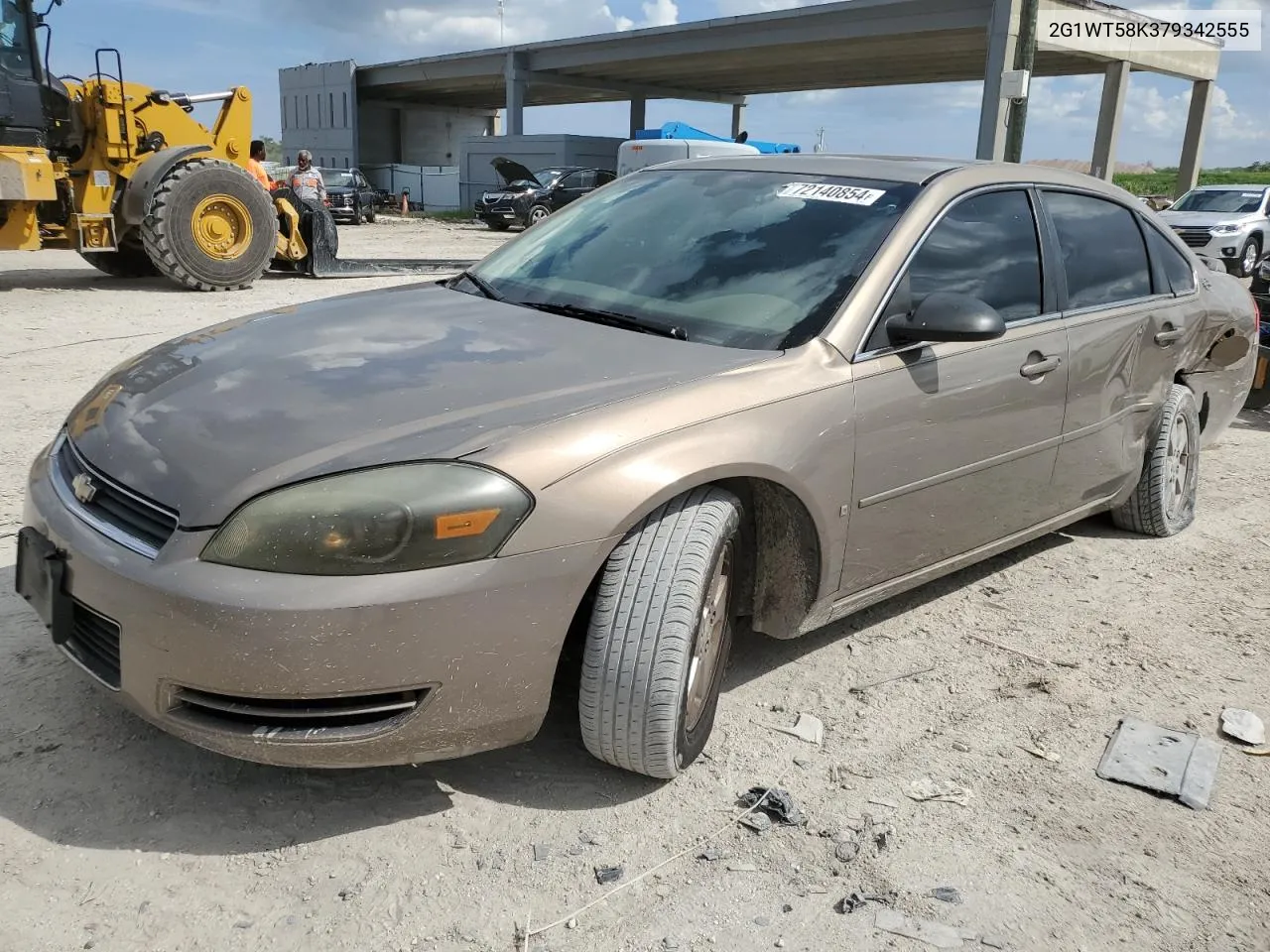 2007 Chevrolet Impala Lt VIN: 2G1WT58K379342555 Lot: 72140854