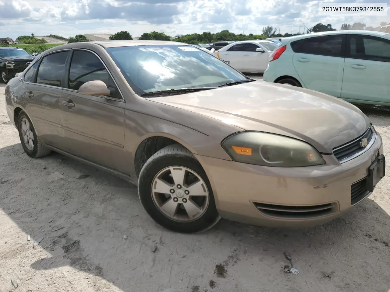 2007 Chevrolet Impala Lt VIN: 2G1WT58K379342555 Lot: 72140854