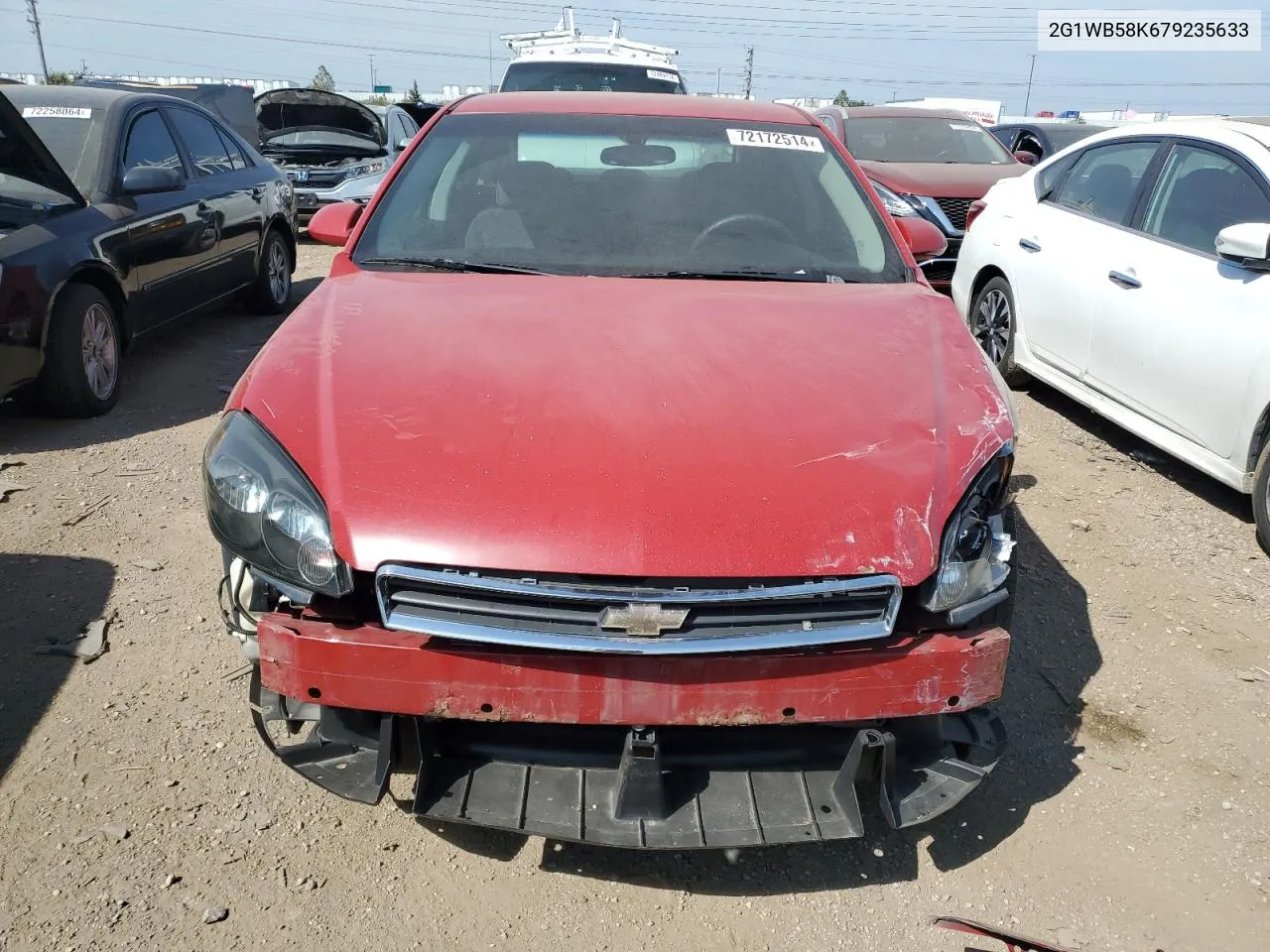 2007 Chevrolet Impala Ls VIN: 2G1WB58K679235633 Lot: 72172514