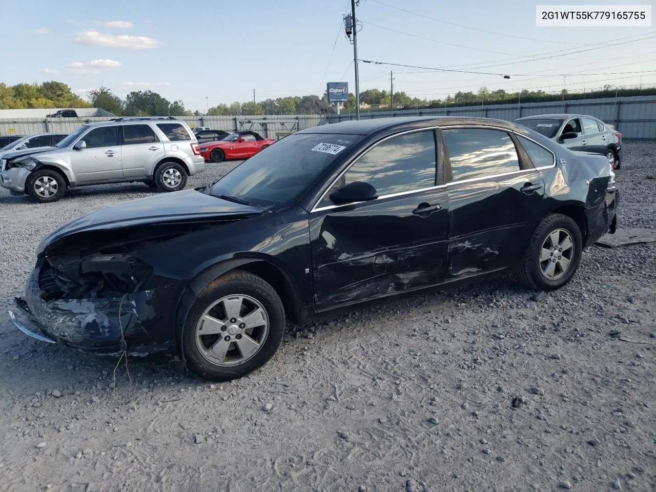 2G1WT55K779165755 2007 Chevrolet Impala Lt