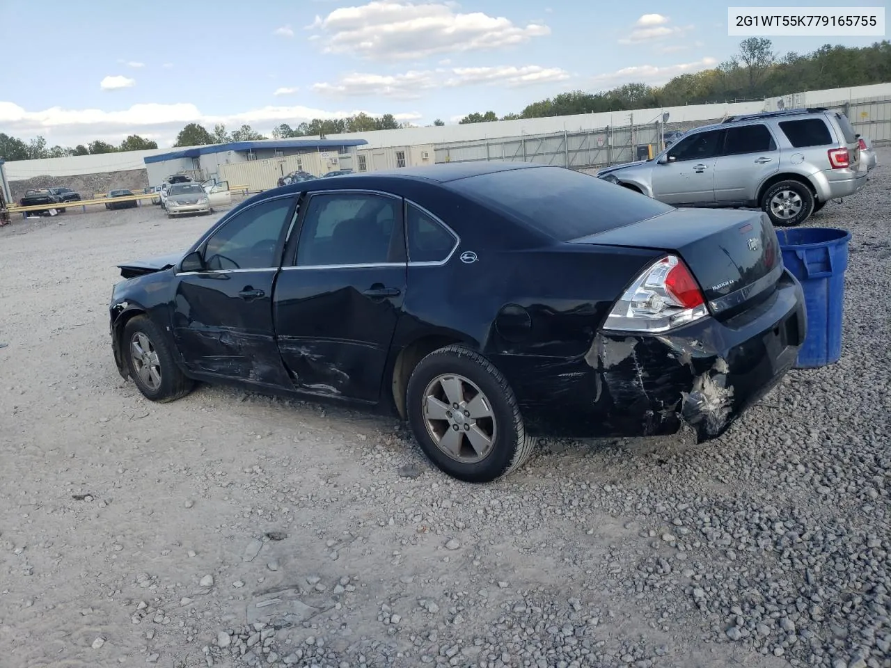 2007 Chevrolet Impala Lt VIN: 2G1WT55K779165755 Lot: 72186774