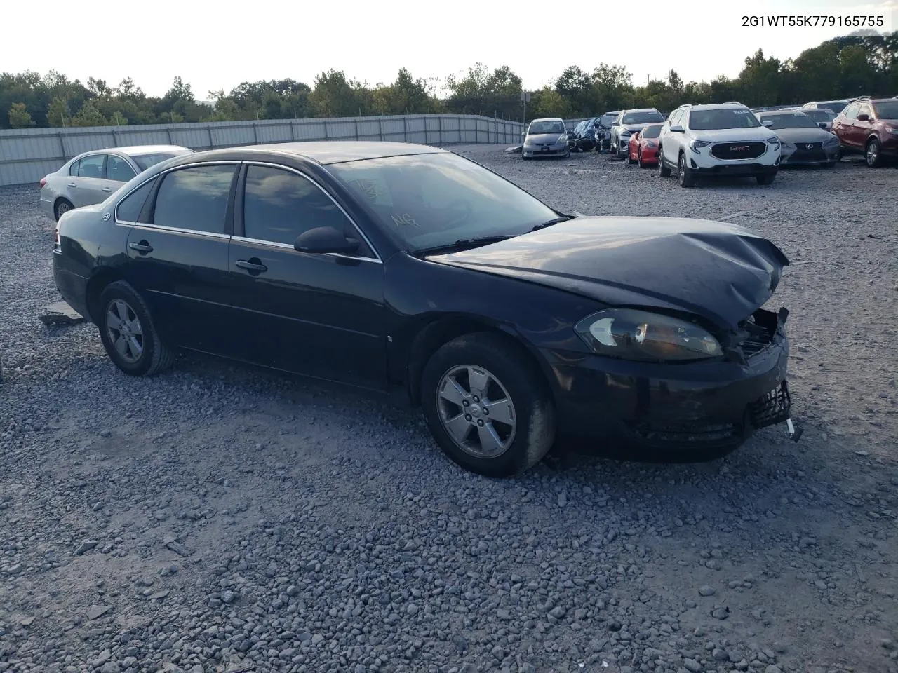 2G1WT55K779165755 2007 Chevrolet Impala Lt