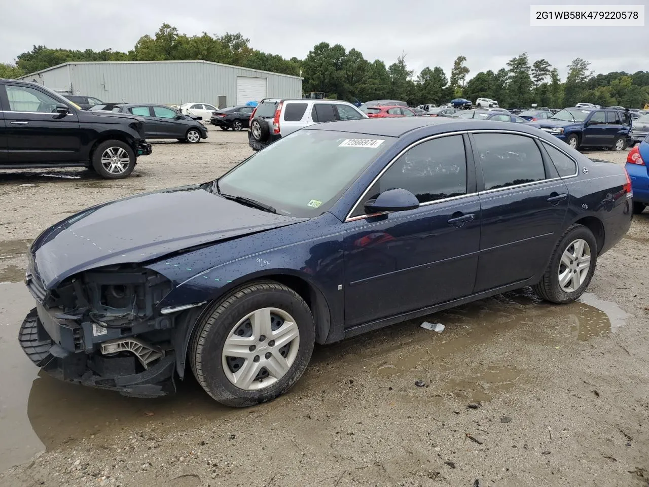 2G1WB58K479220578 2007 Chevrolet Impala Ls