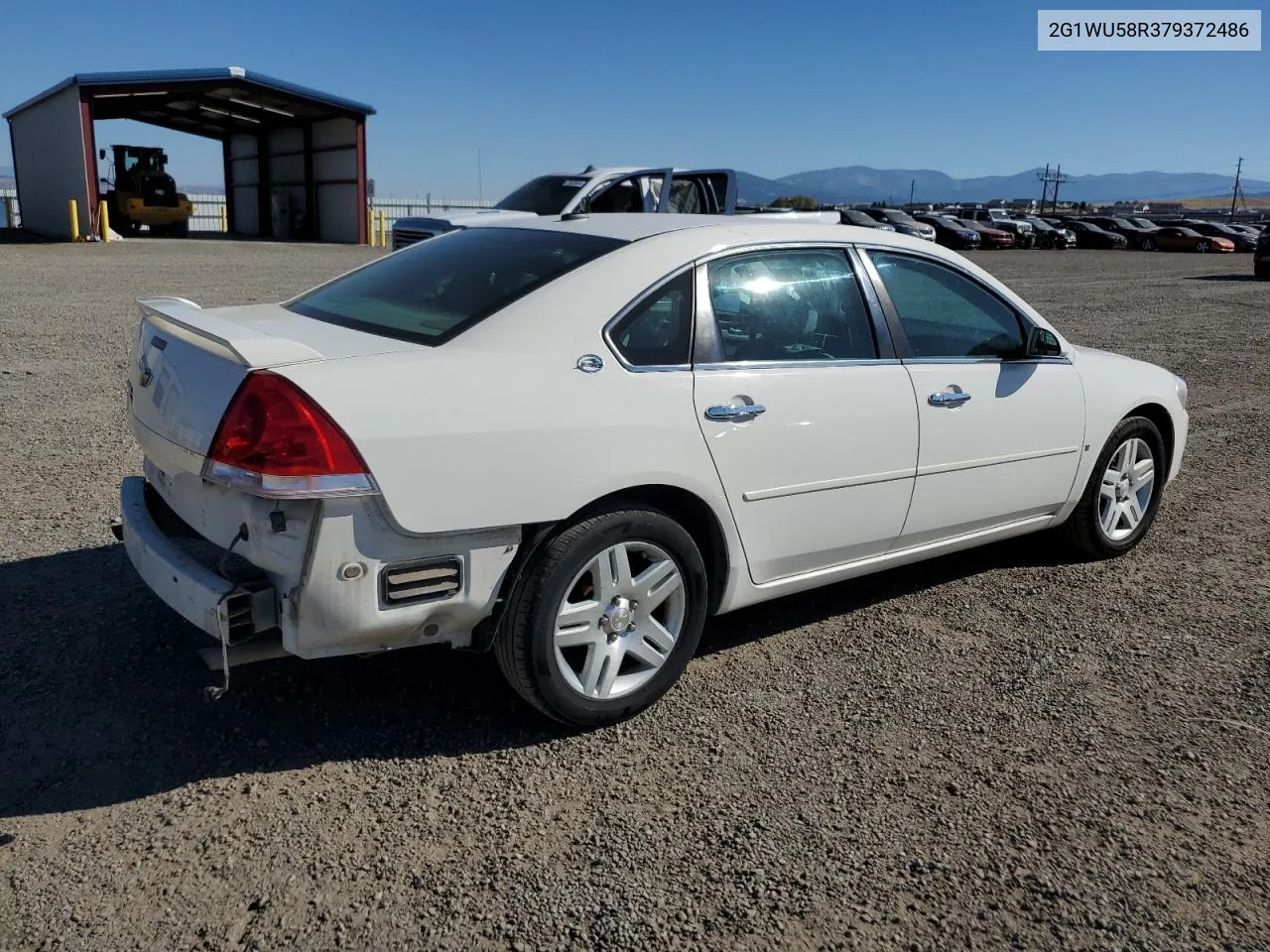 2007 Chevrolet Impala Ltz VIN: 2G1WU58R379372486 Lot: 73303144