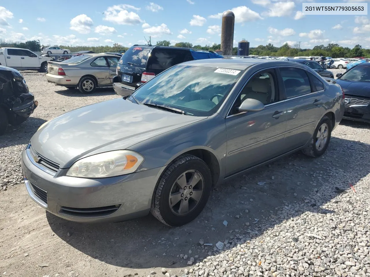 2007 Chevrolet Impala Lt VIN: 2G1WT55N779305653 Lot: 73398314