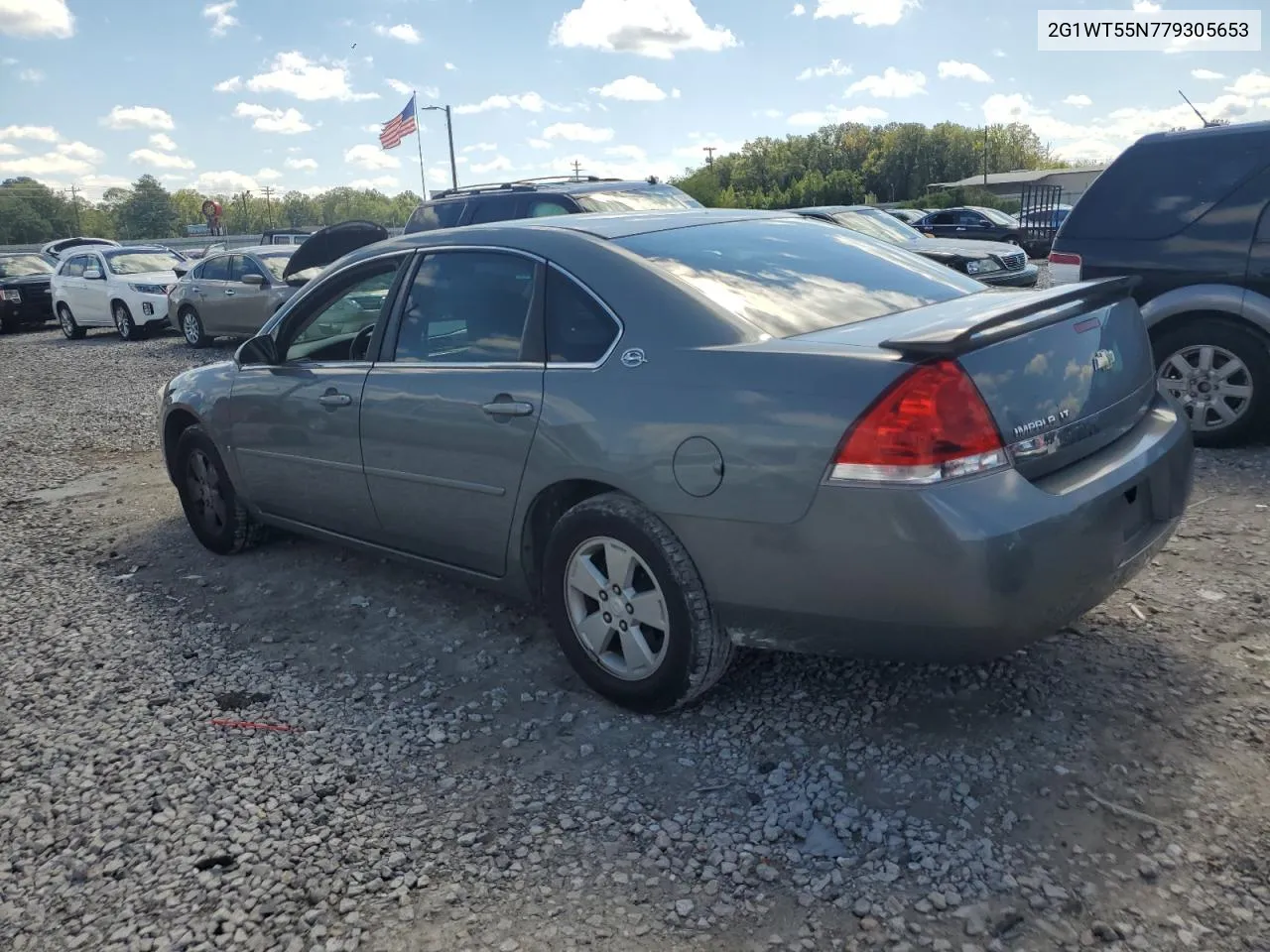 2007 Chevrolet Impala Lt VIN: 2G1WT55N779305653 Lot: 73398314