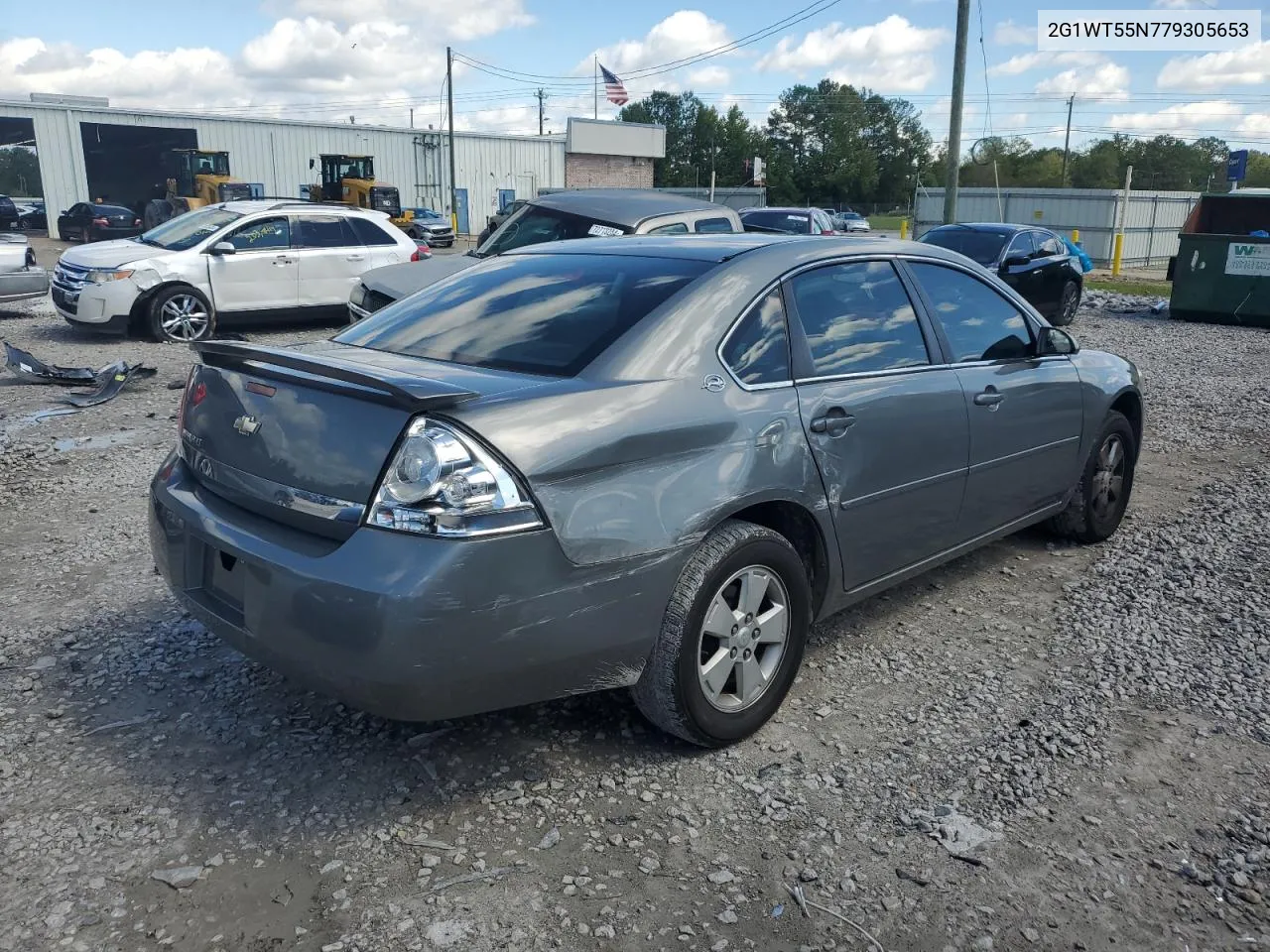 2007 Chevrolet Impala Lt VIN: 2G1WT55N779305653 Lot: 73398314