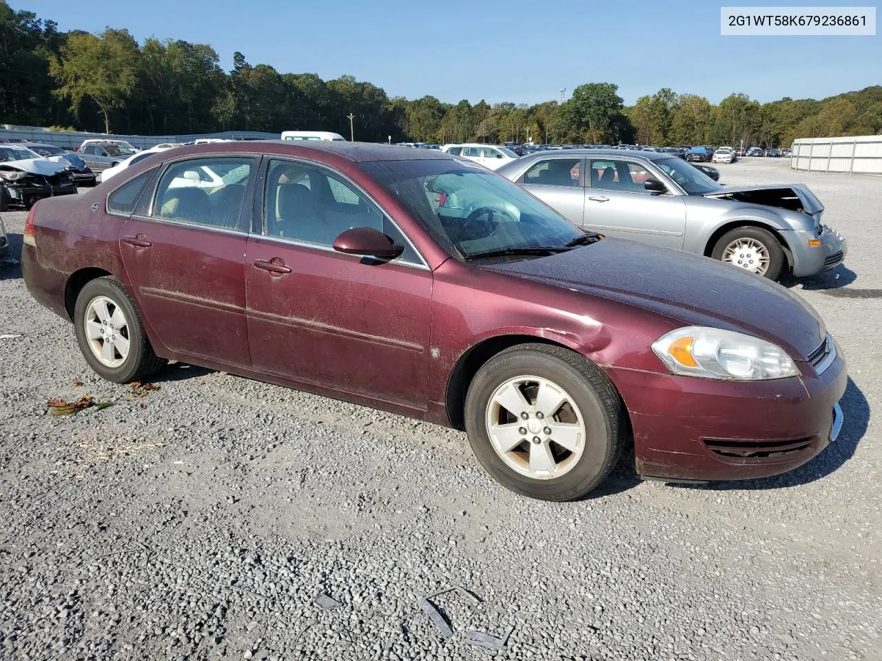 2007 Chevrolet Impala Lt VIN: 2G1WT58K679236861 Lot: 74285064