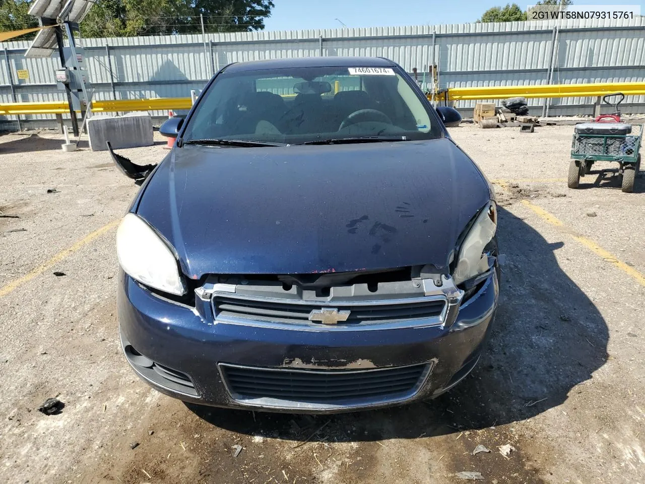 2G1WT58N079315761 2007 Chevrolet Impala Lt