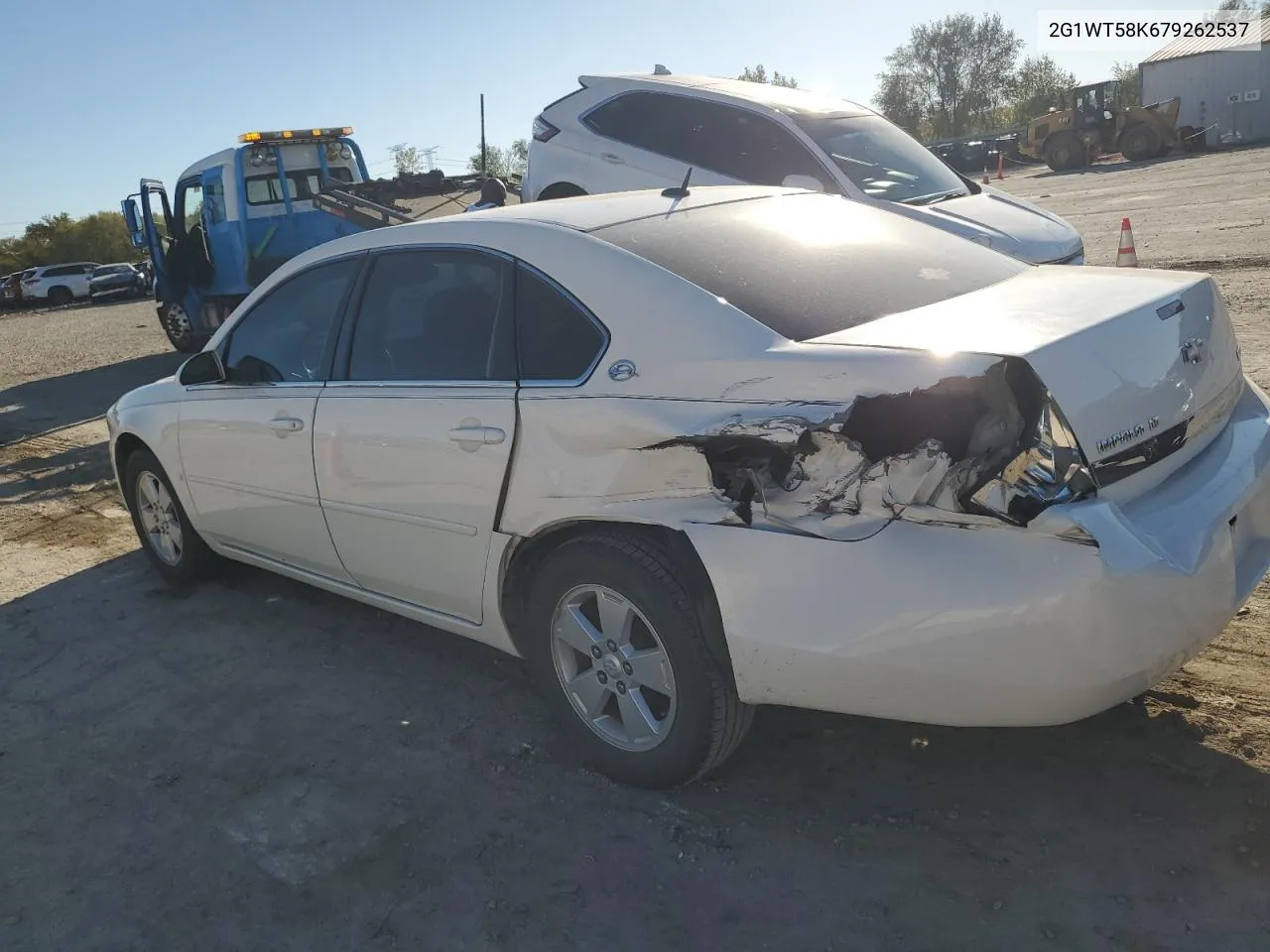 2007 Chevrolet Impala Lt VIN: 2G1WT58K679262537 Lot: 74738064