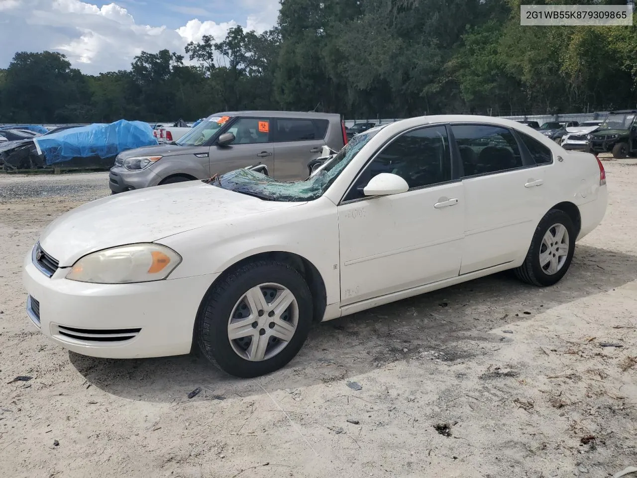 2007 Chevrolet Impala Ls VIN: 2G1WB55K879309865 Lot: 74996354