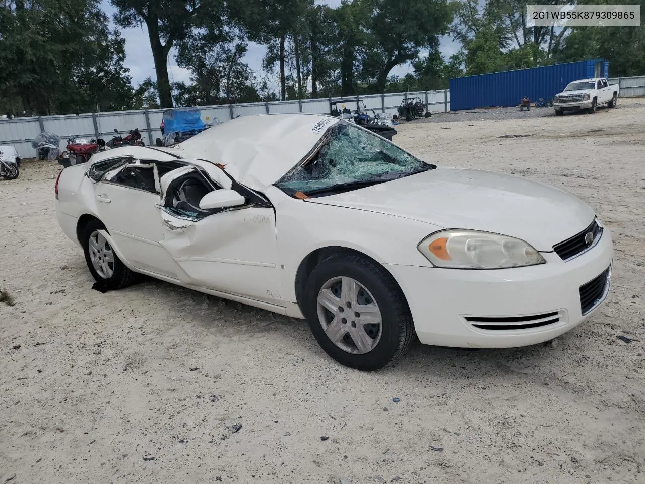 2007 Chevrolet Impala Ls VIN: 2G1WB55K879309865 Lot: 74996354