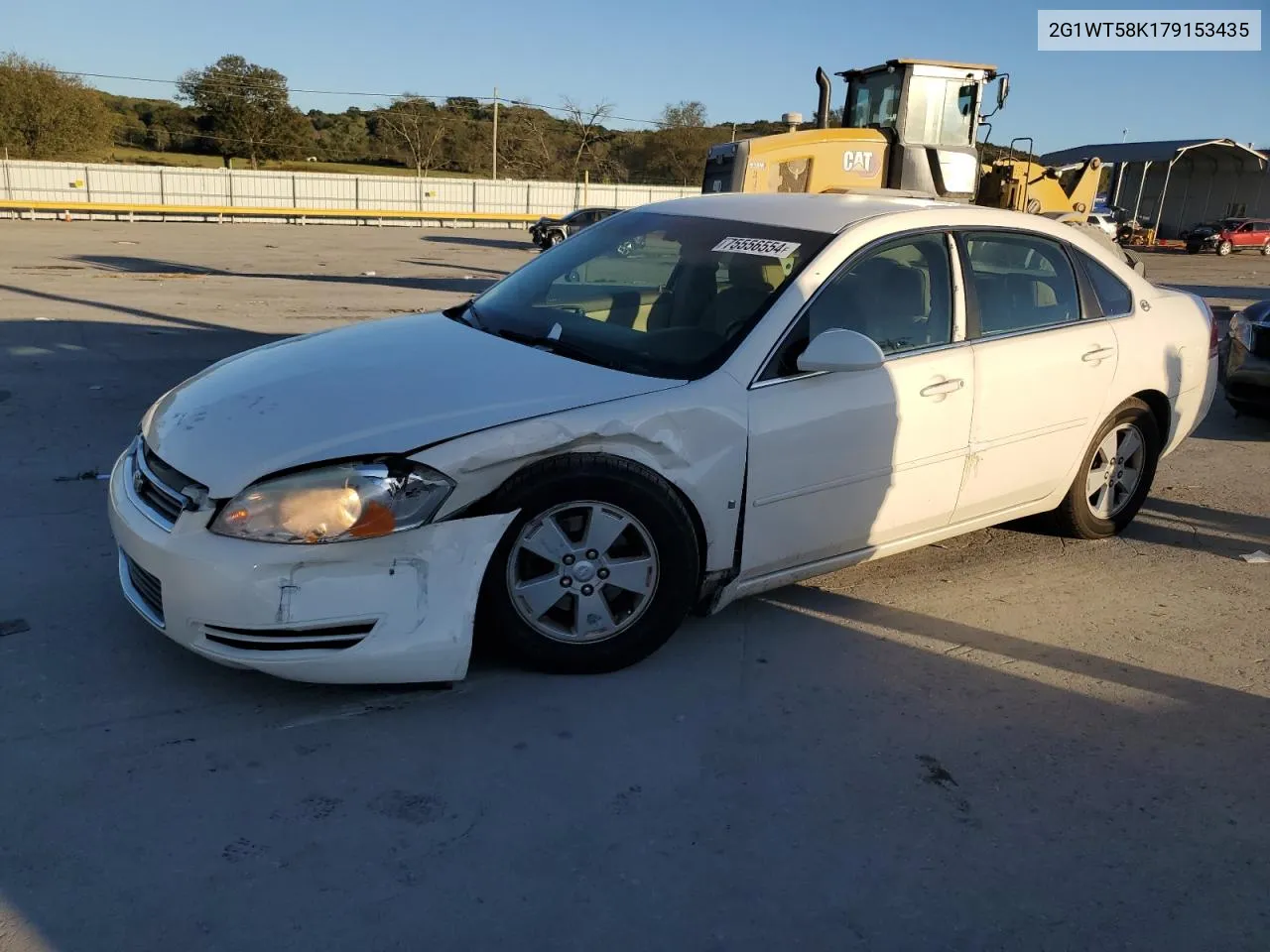 2007 Chevrolet Impala Lt VIN: 2G1WT58K179153435 Lot: 75556554