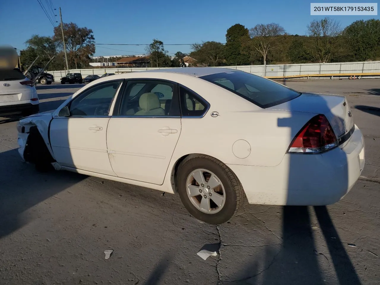 2007 Chevrolet Impala Lt VIN: 2G1WT58K179153435 Lot: 75556554