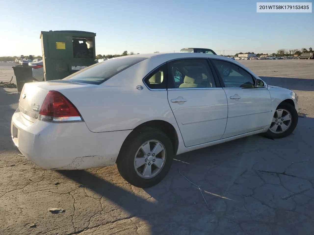 2007 Chevrolet Impala Lt VIN: 2G1WT58K179153435 Lot: 75556554