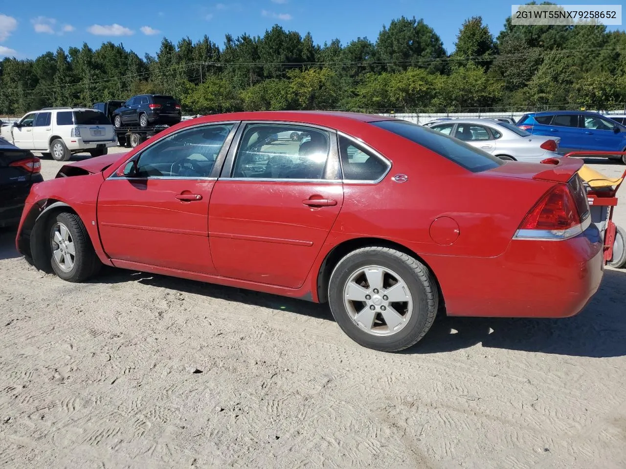 2007 Chevrolet Impala Lt VIN: 2G1WT55NX79258652 Lot: 75607774