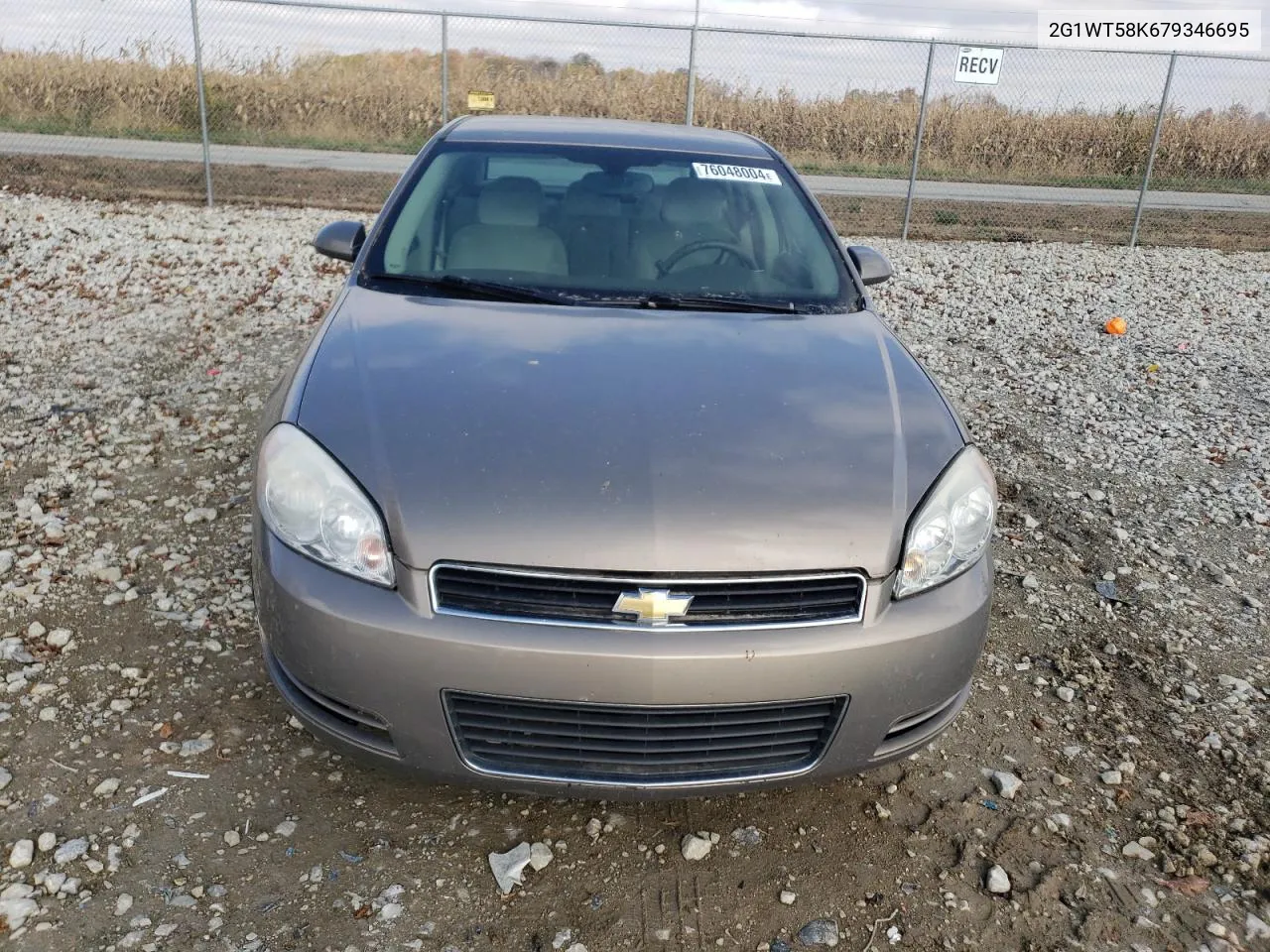 2007 Chevrolet Impala Lt VIN: 2G1WT58K679346695 Lot: 76048004