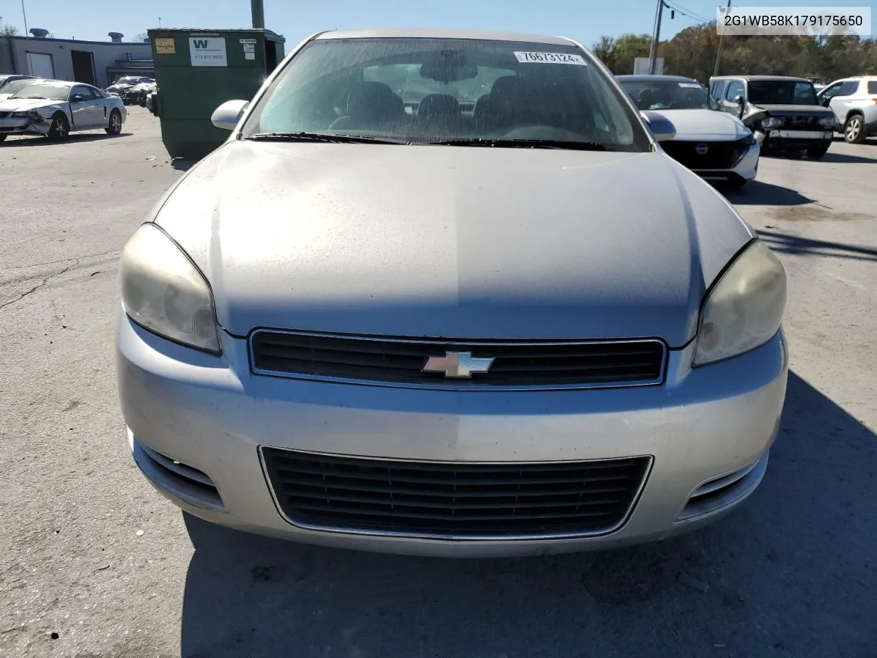 2007 Chevrolet Impala Ls VIN: 2G1WB58K179175650 Lot: 76673124