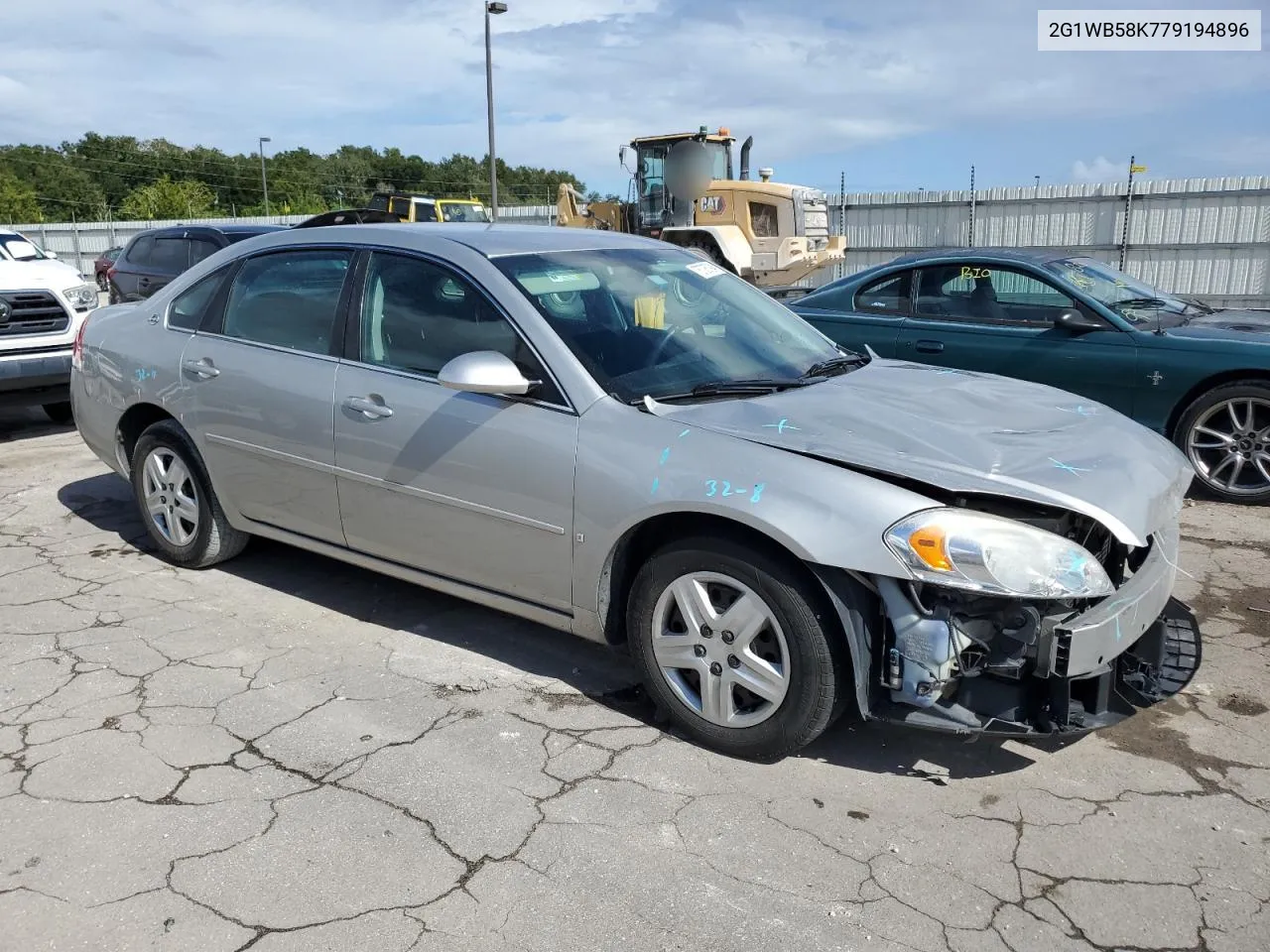 2007 Chevrolet Impala Ls VIN: 2G1WB58K779194896 Lot: 76705794