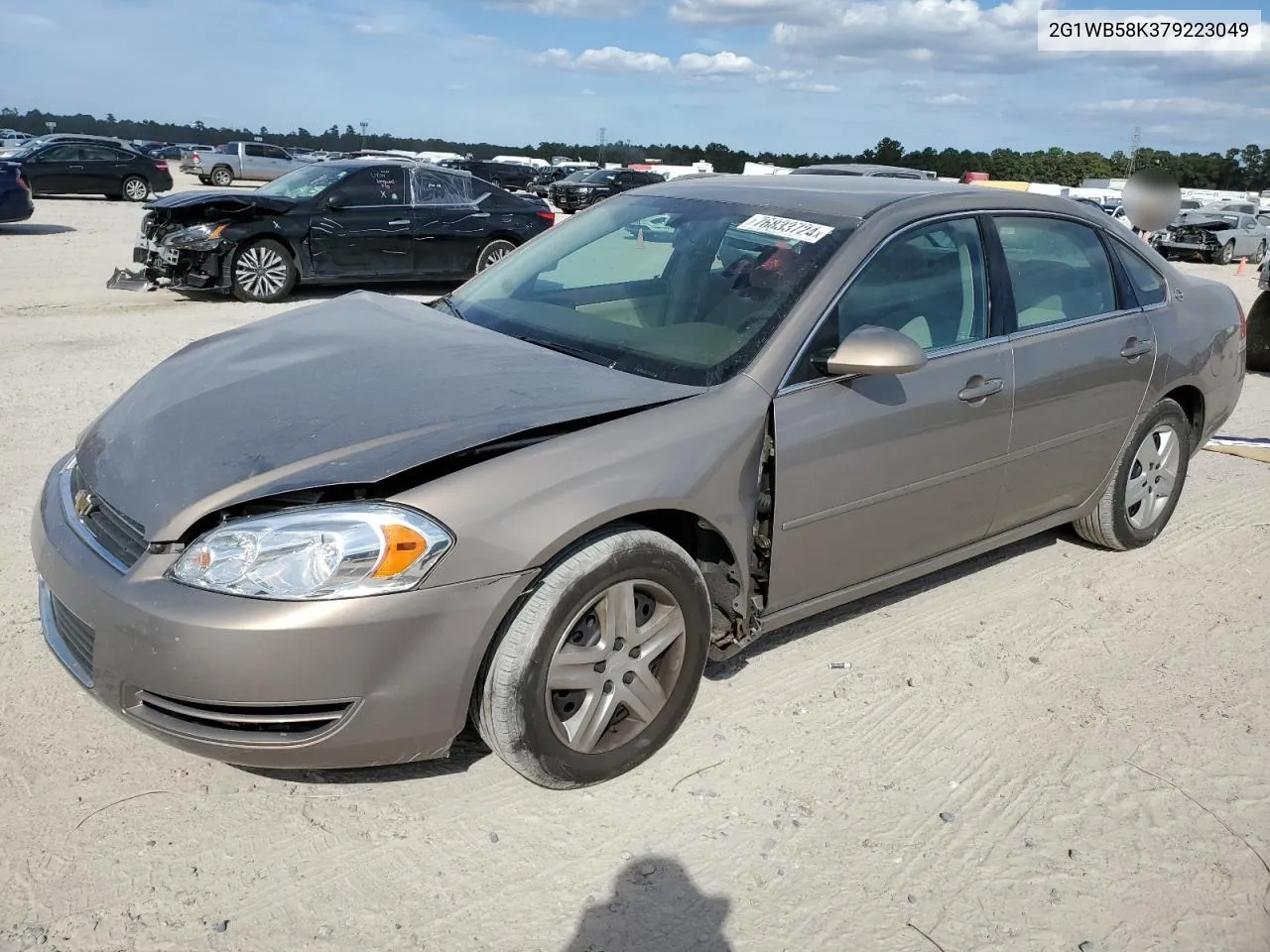 2007 Chevrolet Impala Ls VIN: 2G1WB58K379223049 Lot: 76833724