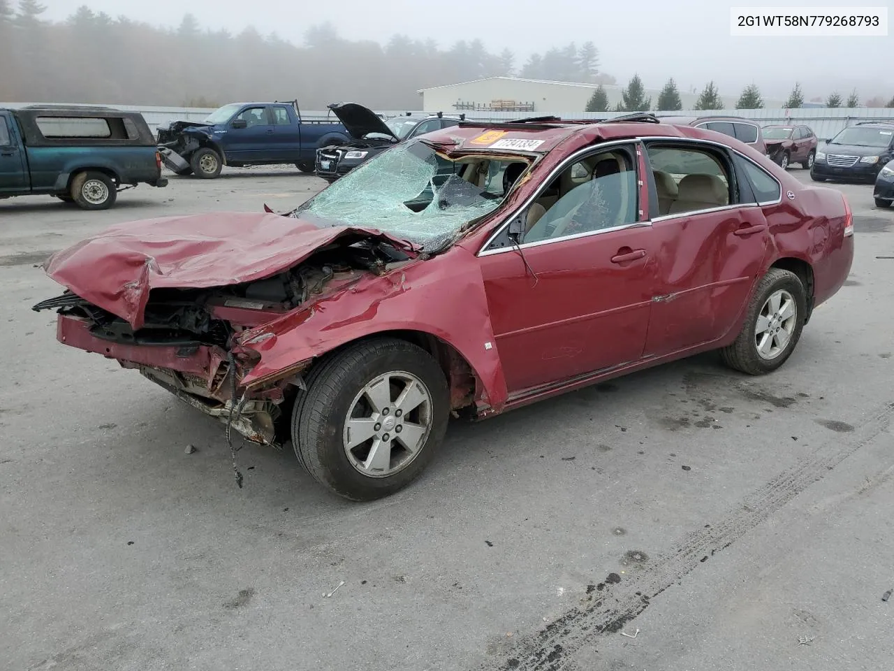 2G1WT58N779268793 2007 Chevrolet Impala Lt