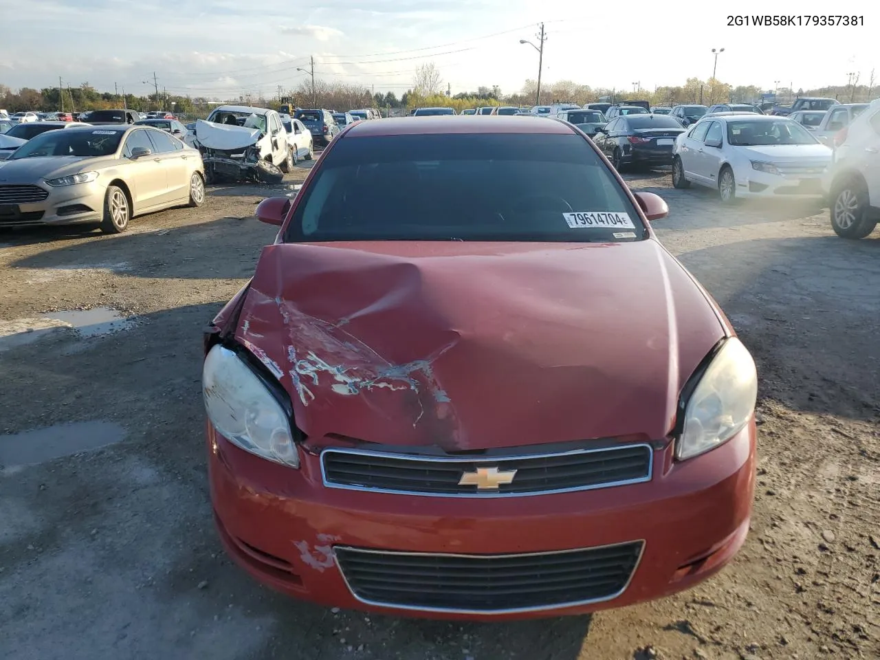 2007 Chevrolet Impala Ls VIN: 2G1WB58K179357381 Lot: 79614704