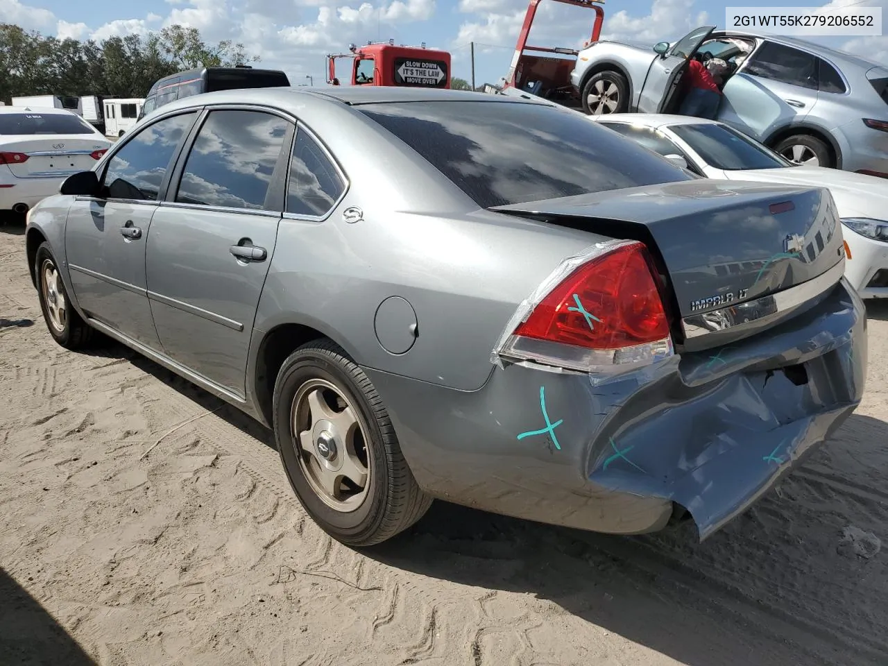 2007 Chevrolet Impala Lt VIN: 2G1WT55K279206552 Lot: 80242874