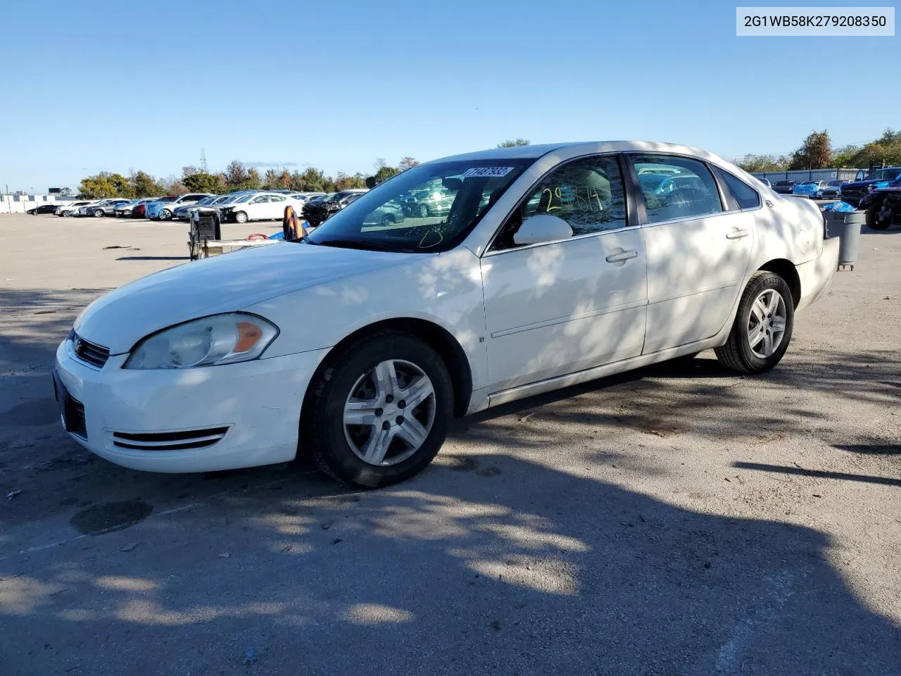 2007 Chevrolet Impala Ls VIN: 2G1WB58K279208350 Lot: 80327963