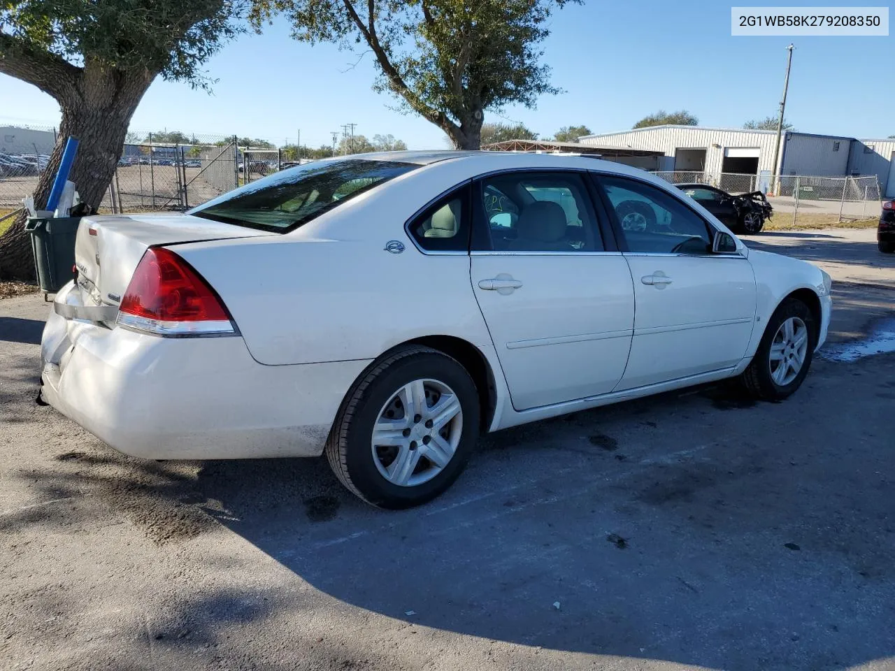 2007 Chevrolet Impala Ls VIN: 2G1WB58K279208350 Lot: 80327963