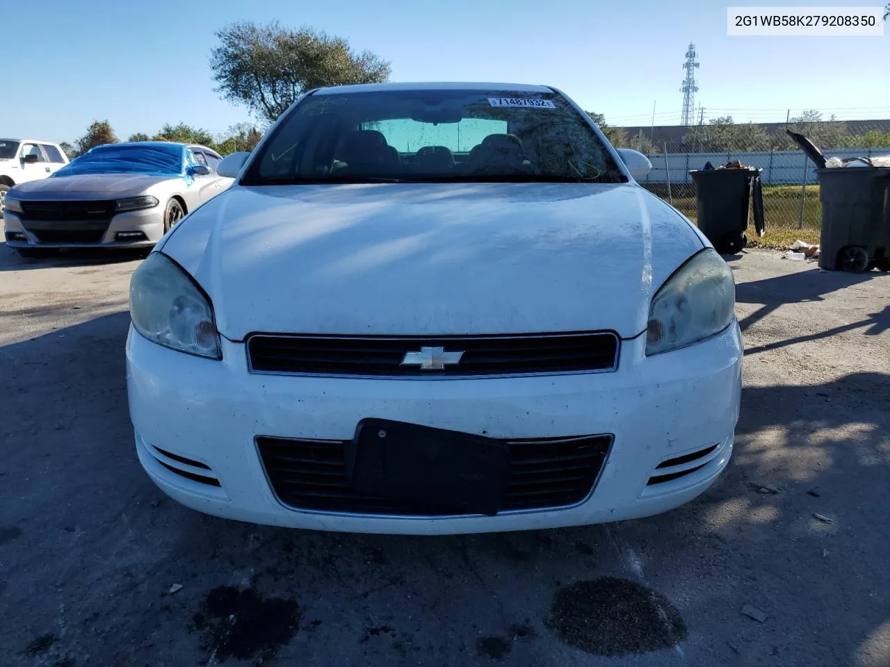 2007 Chevrolet Impala Ls VIN: 2G1WB58K279208350 Lot: 80327963