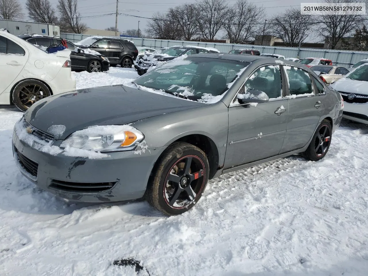 2G1WB58N581279732 2008 Chevrolet Impala Ls