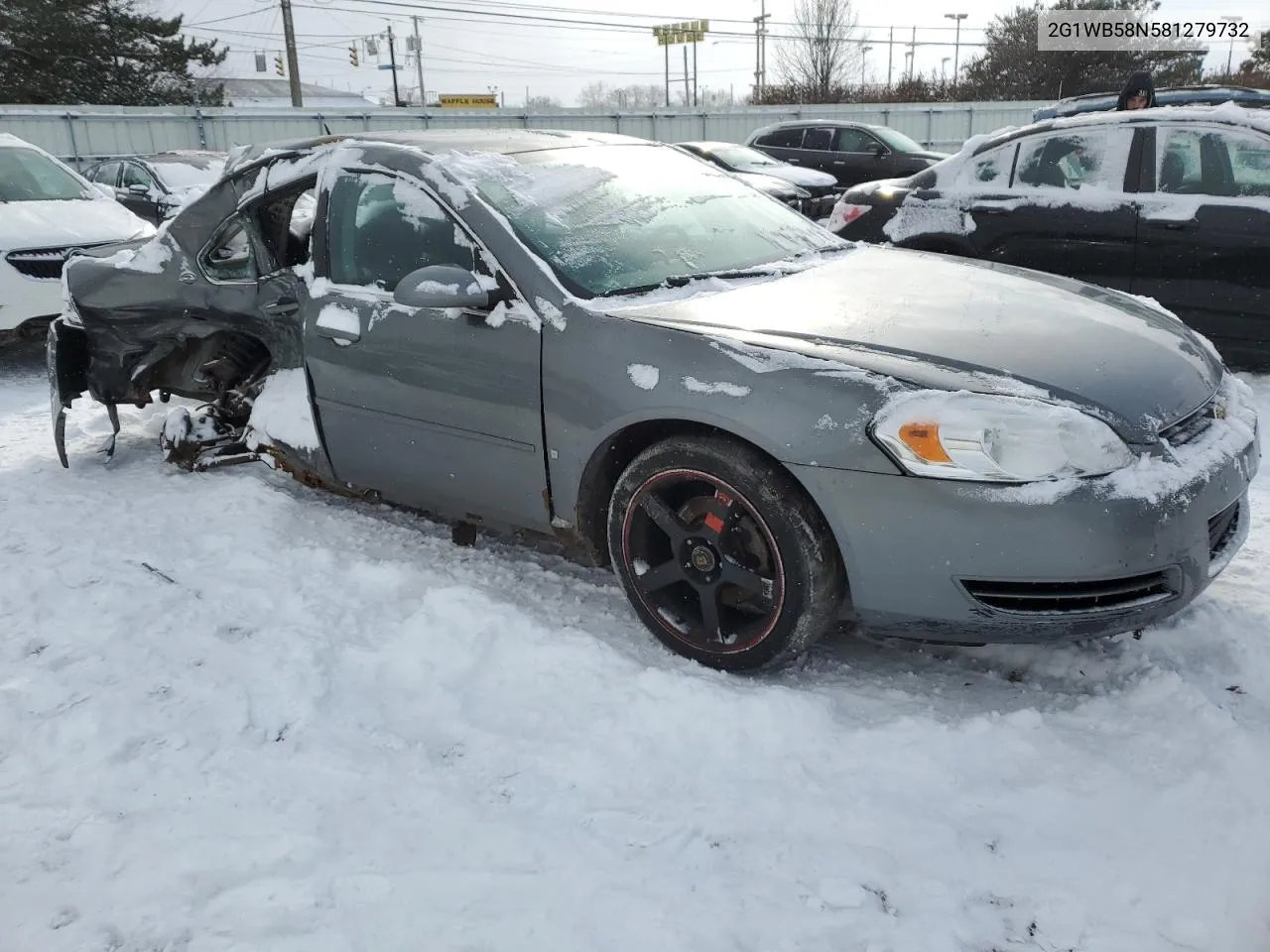 2G1WB58N581279732 2008 Chevrolet Impala Ls