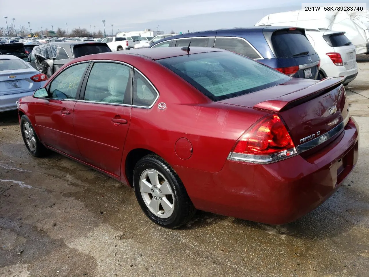 2008 Chevrolet Impala Lt VIN: 2G1WT58K789283740 Lot: 42256744