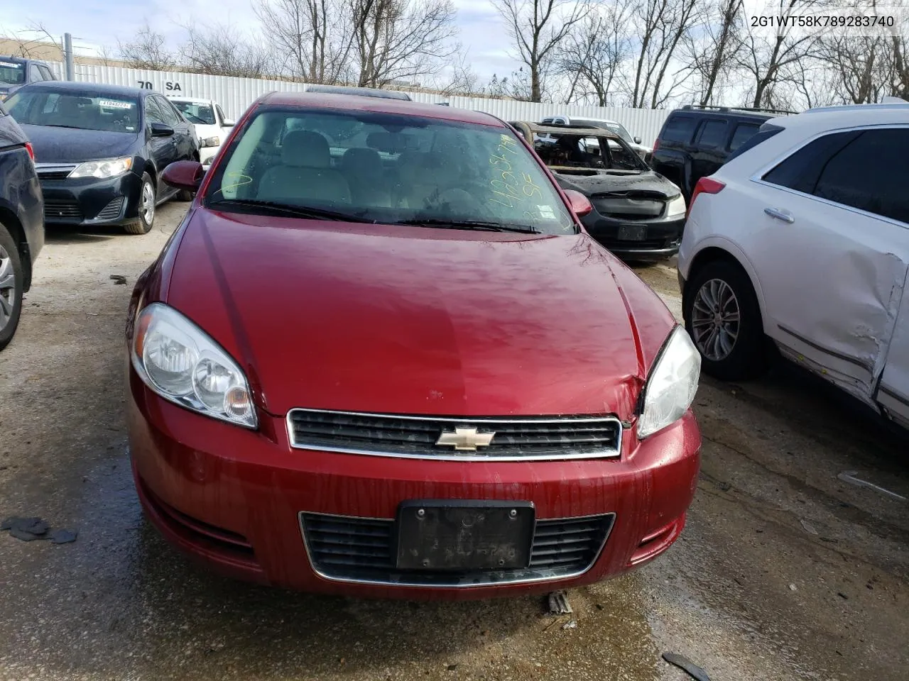 2008 Chevrolet Impala Lt VIN: 2G1WT58K789283740 Lot: 42256744