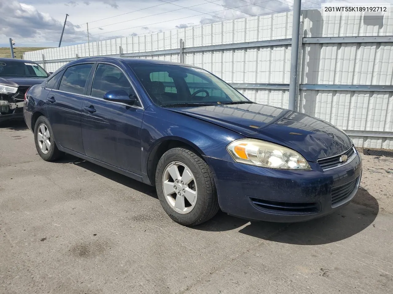 2008 Chevrolet Impala Lt VIN: 2G1WT55K189192712 Lot: 50739664