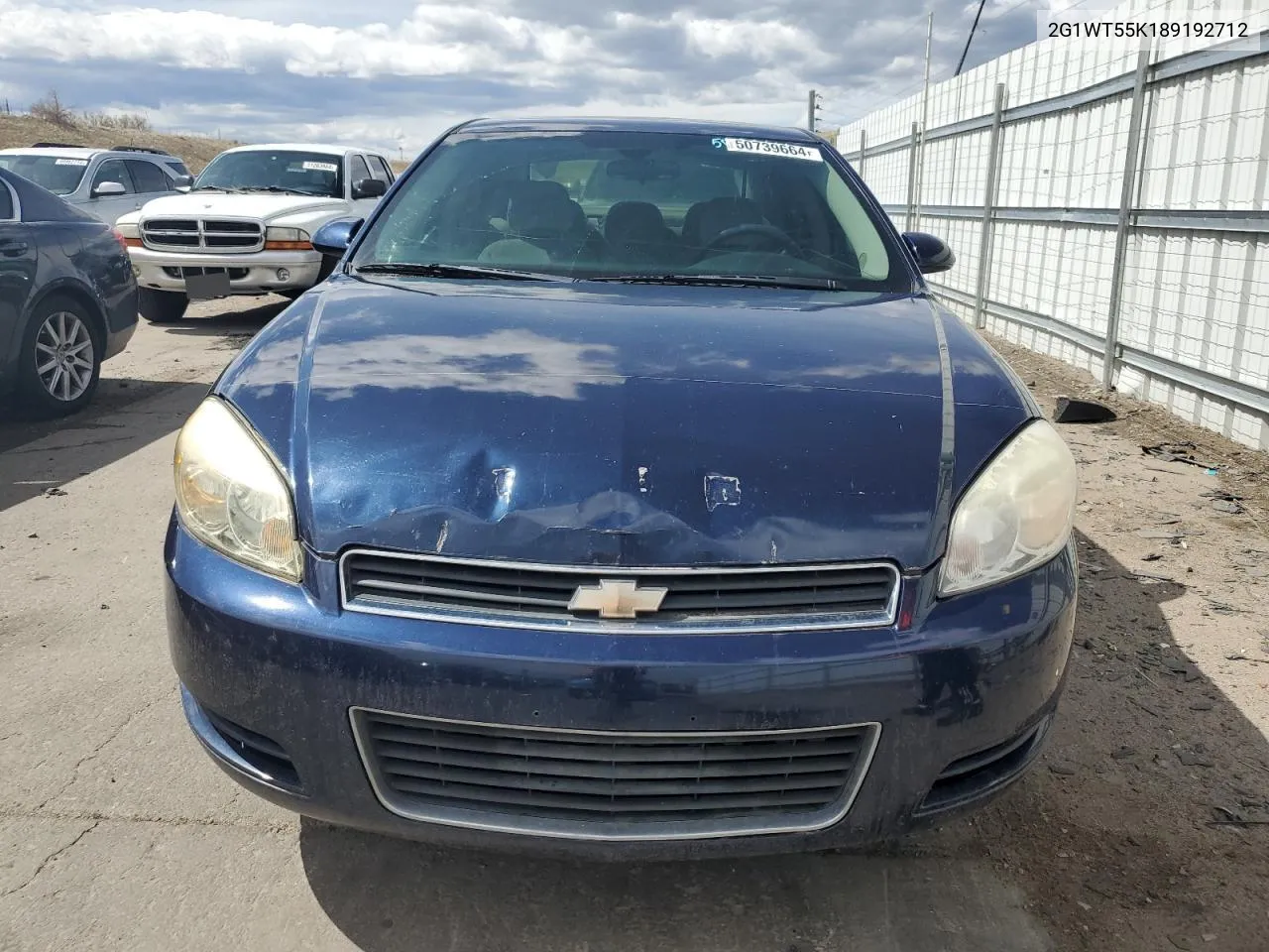 2008 Chevrolet Impala Lt VIN: 2G1WT55K189192712 Lot: 50739664