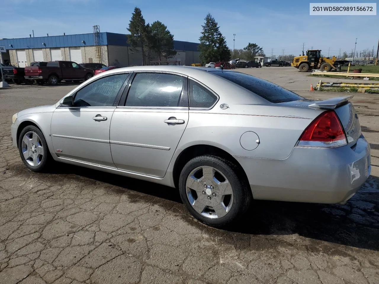 2008 Chevrolet Impala Super Sport VIN: 2G1WD58C989156672 Lot: 52198924