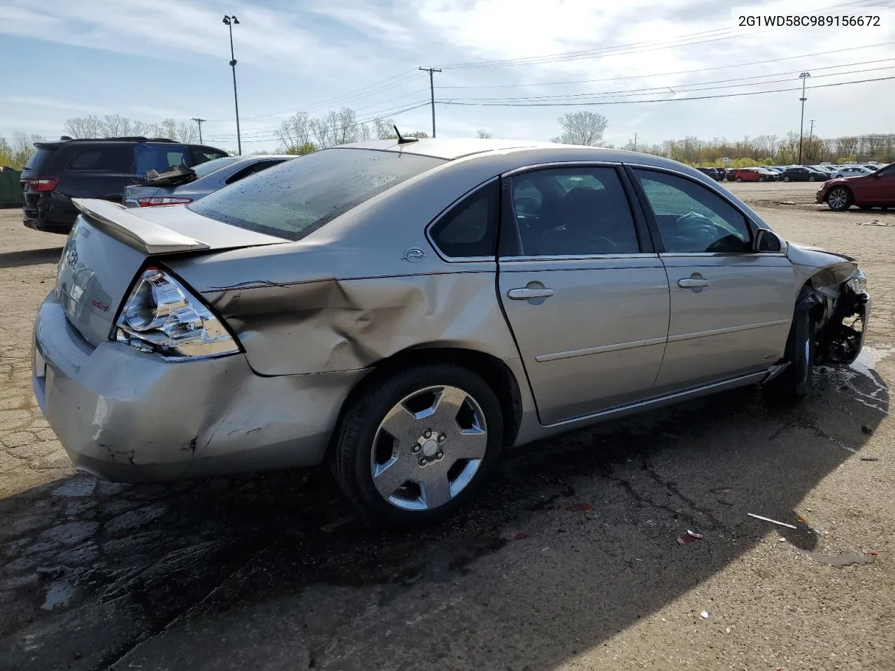 2008 Chevrolet Impala Super Sport VIN: 2G1WD58C989156672 Lot: 52198924