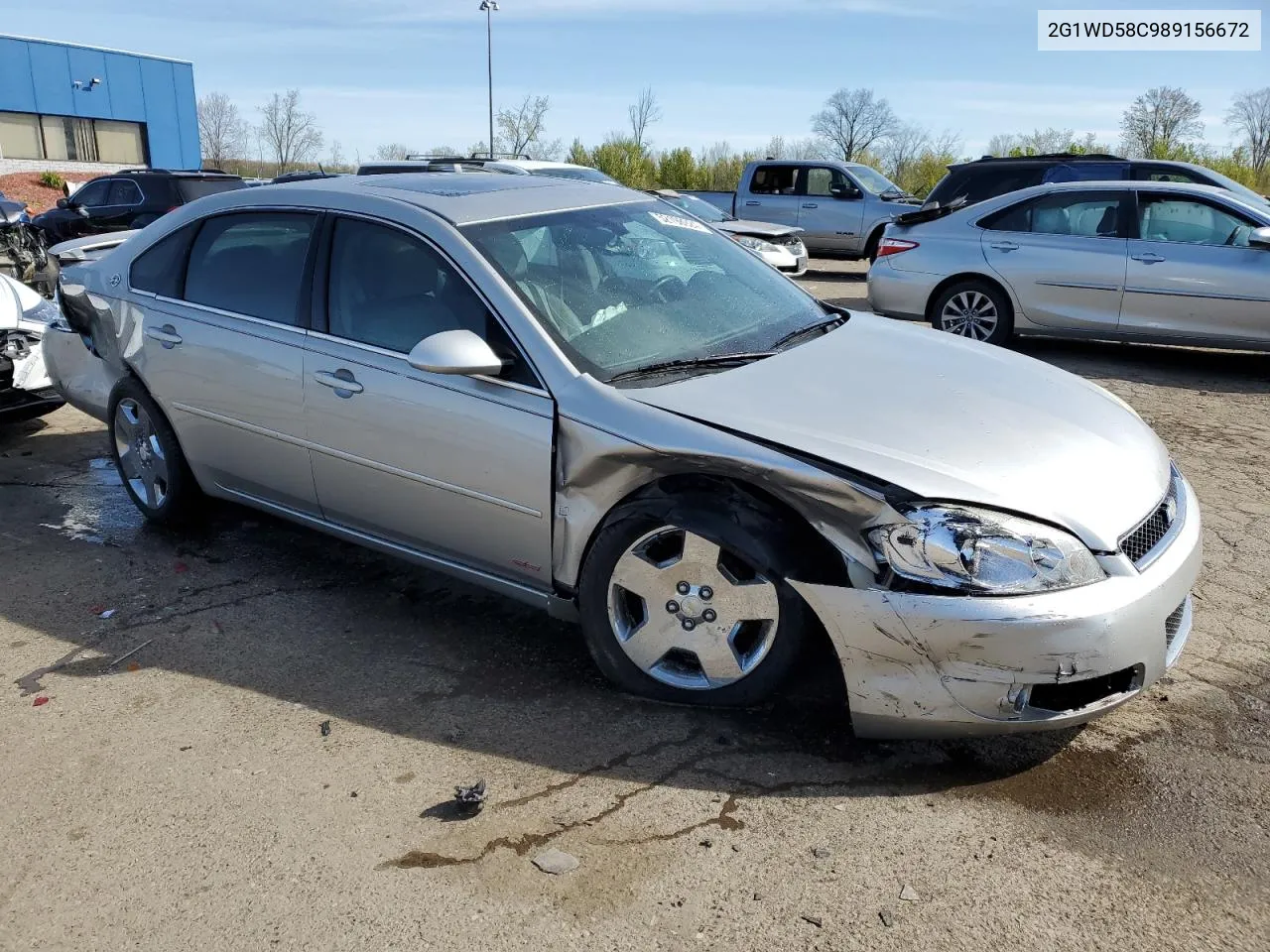 2008 Chevrolet Impala Super Sport VIN: 2G1WD58C989156672 Lot: 52198924