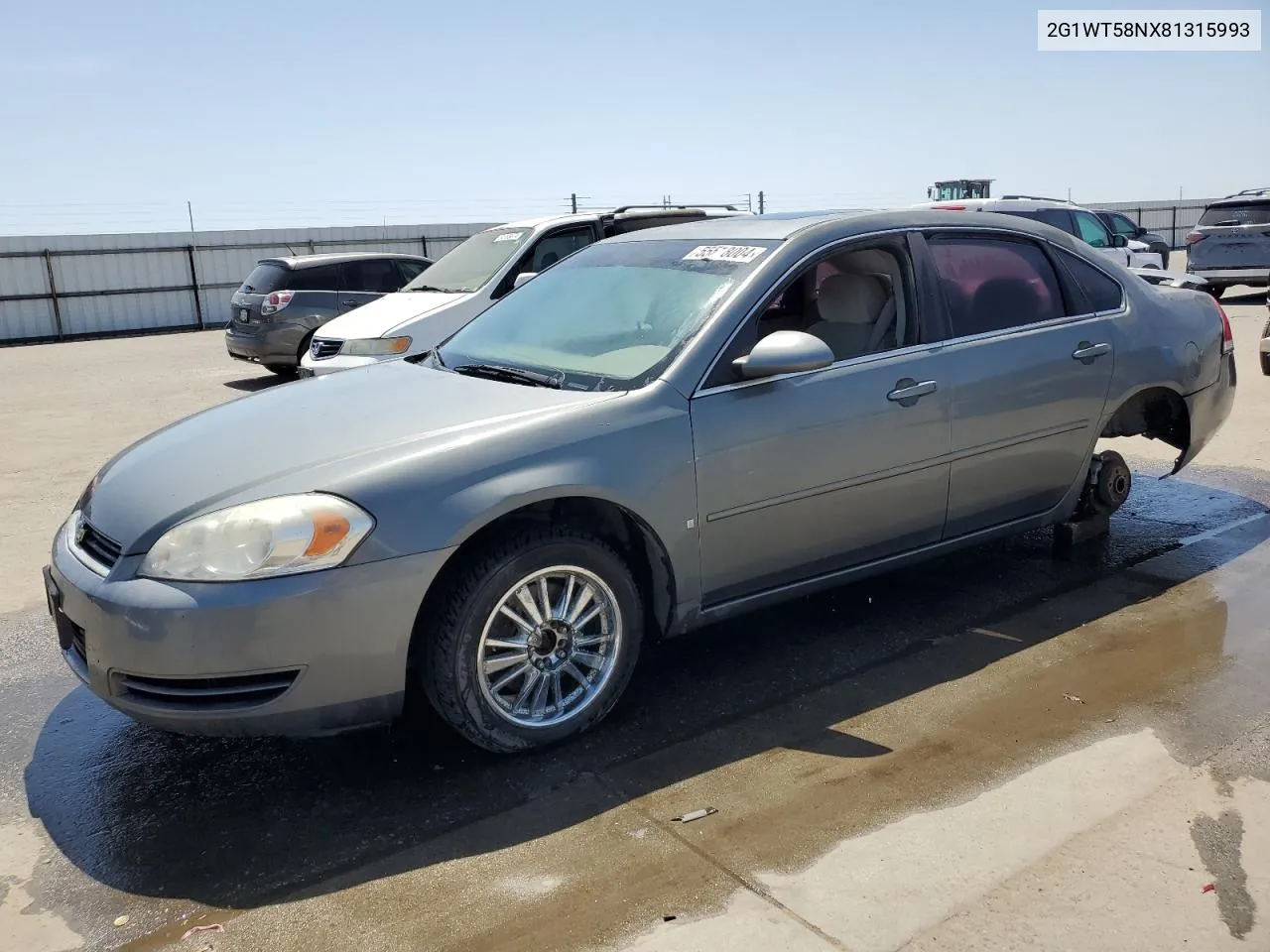 2008 Chevrolet Impala Lt VIN: 2G1WT58NX81315993 Lot: 55518004