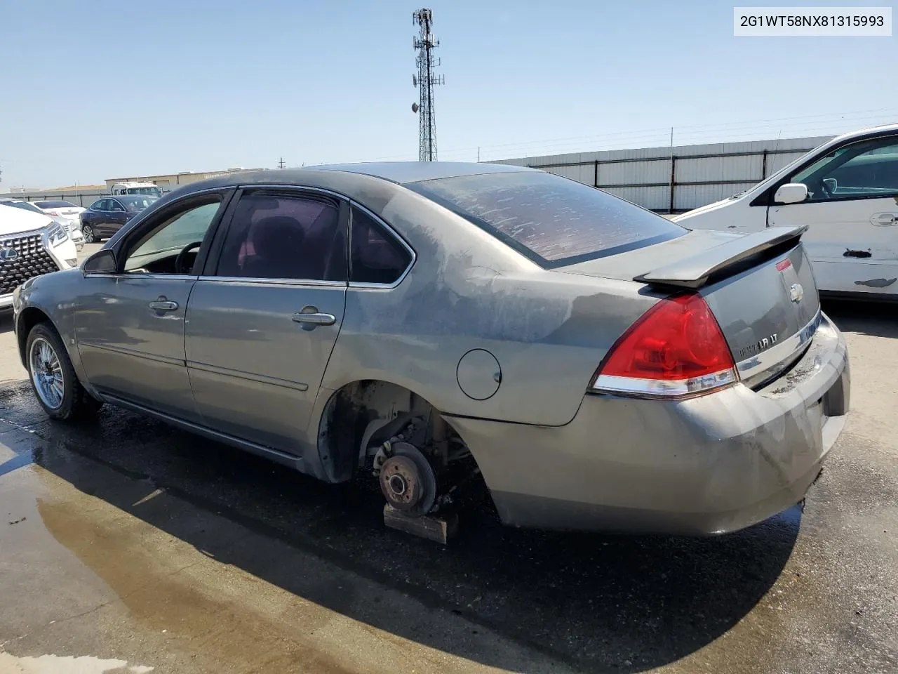 2008 Chevrolet Impala Lt VIN: 2G1WT58NX81315993 Lot: 55518004