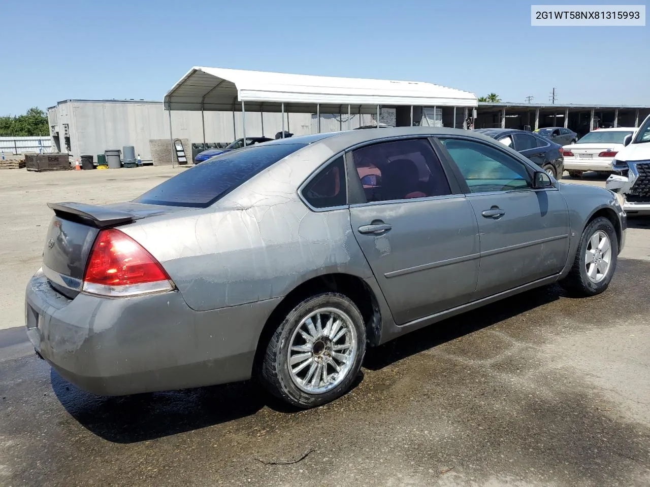 2008 Chevrolet Impala Lt VIN: 2G1WT58NX81315993 Lot: 55518004