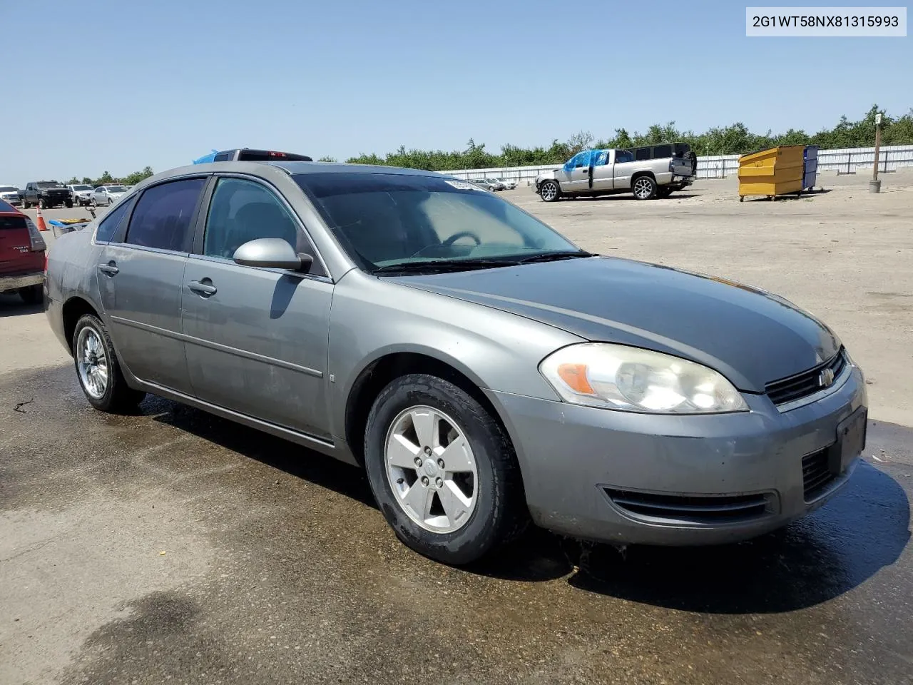 2008 Chevrolet Impala Lt VIN: 2G1WT58NX81315993 Lot: 55518004