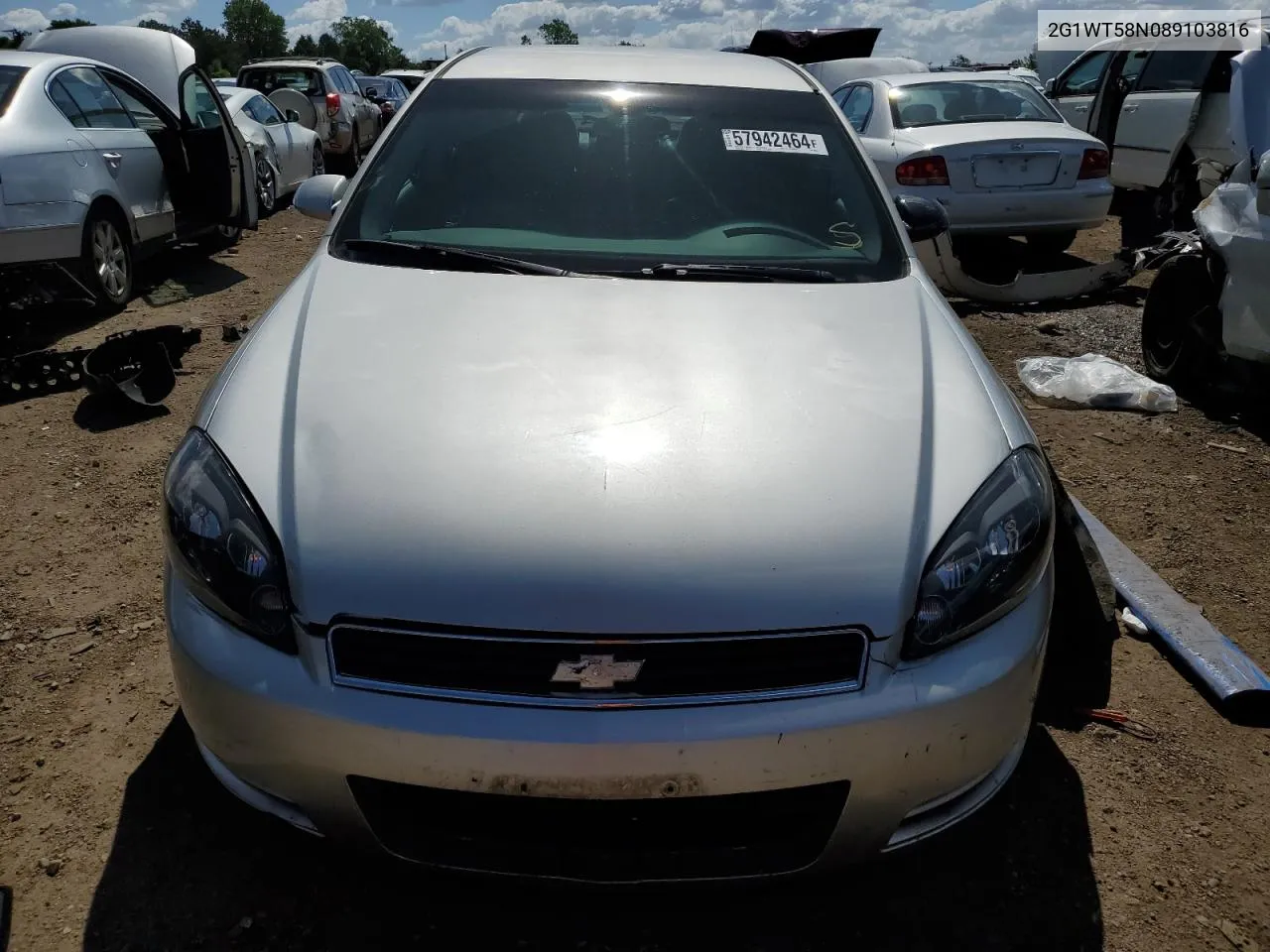 2G1WT58N089103816 2008 Chevrolet Impala Lt