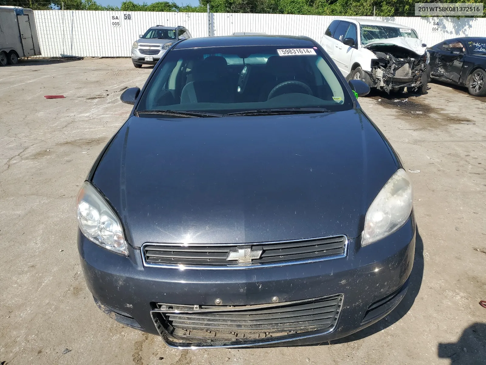 2008 Chevrolet Impala Lt VIN: 2G1WT58K081372516 Lot: 59831614