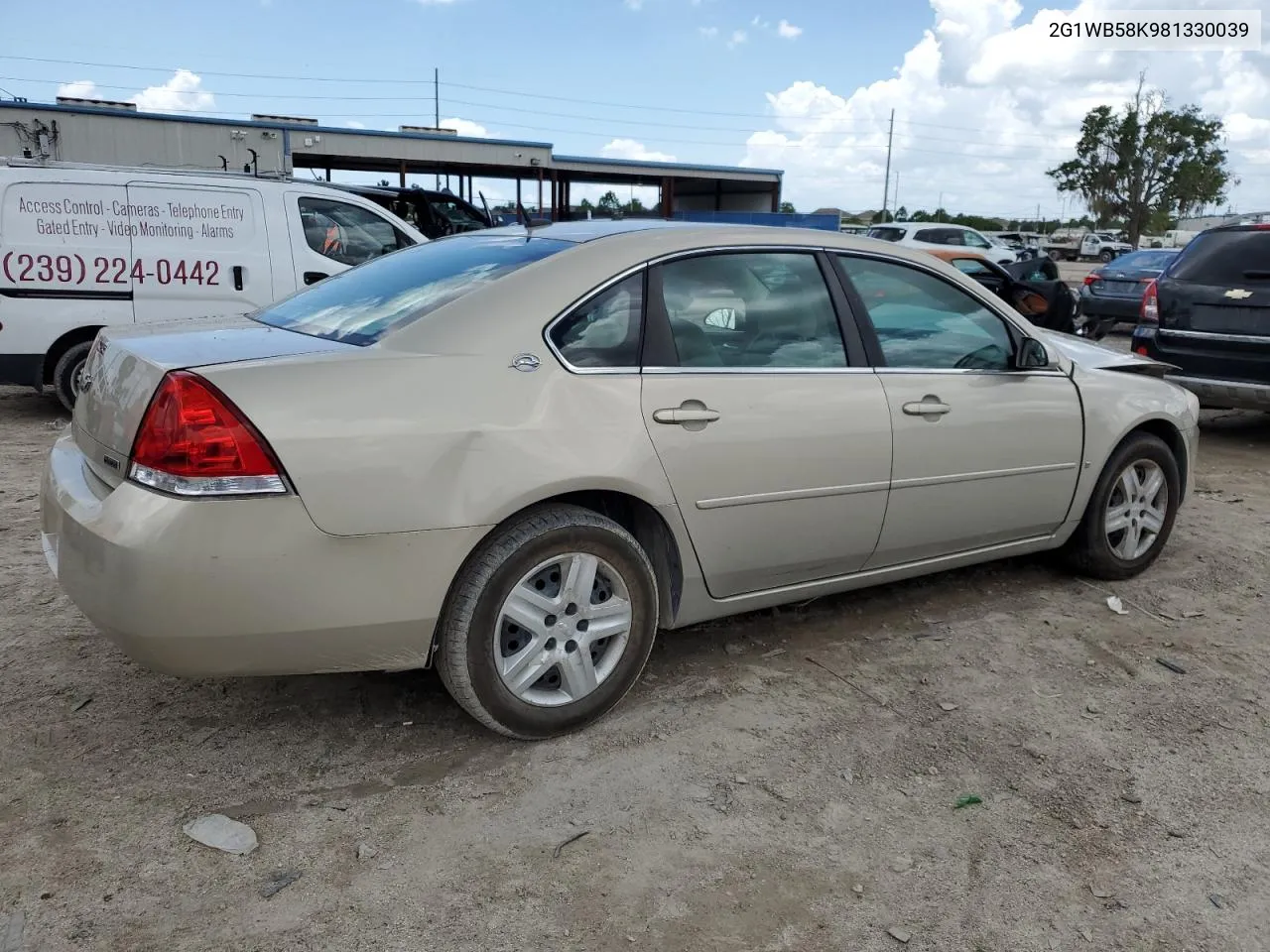 2008 Chevrolet Impala Ls VIN: 2G1WB58K981330039 Lot: 61898394