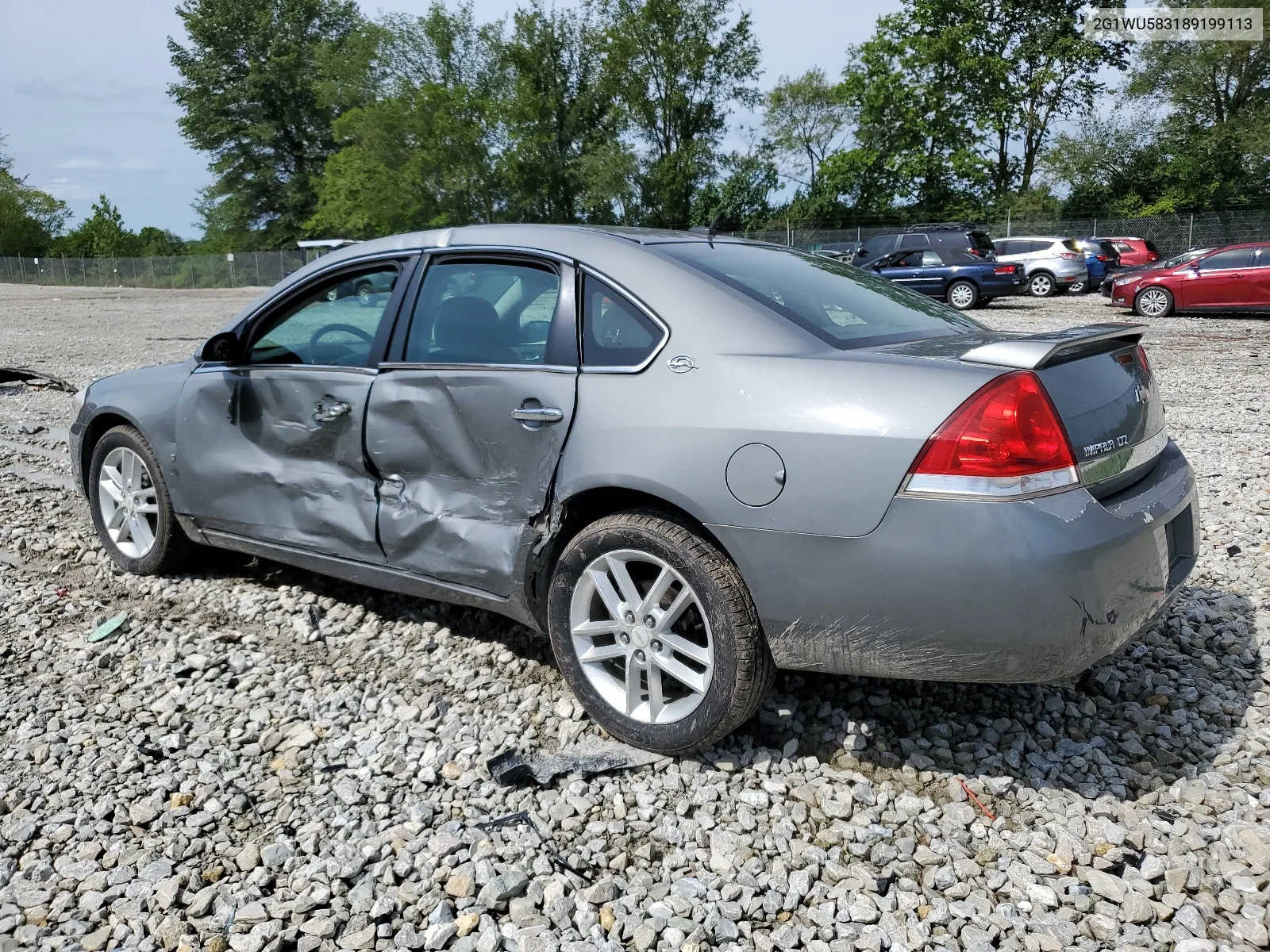 2008 Chevrolet Impala Ltz VIN: 2G1WU583189199113 Lot: 62856384