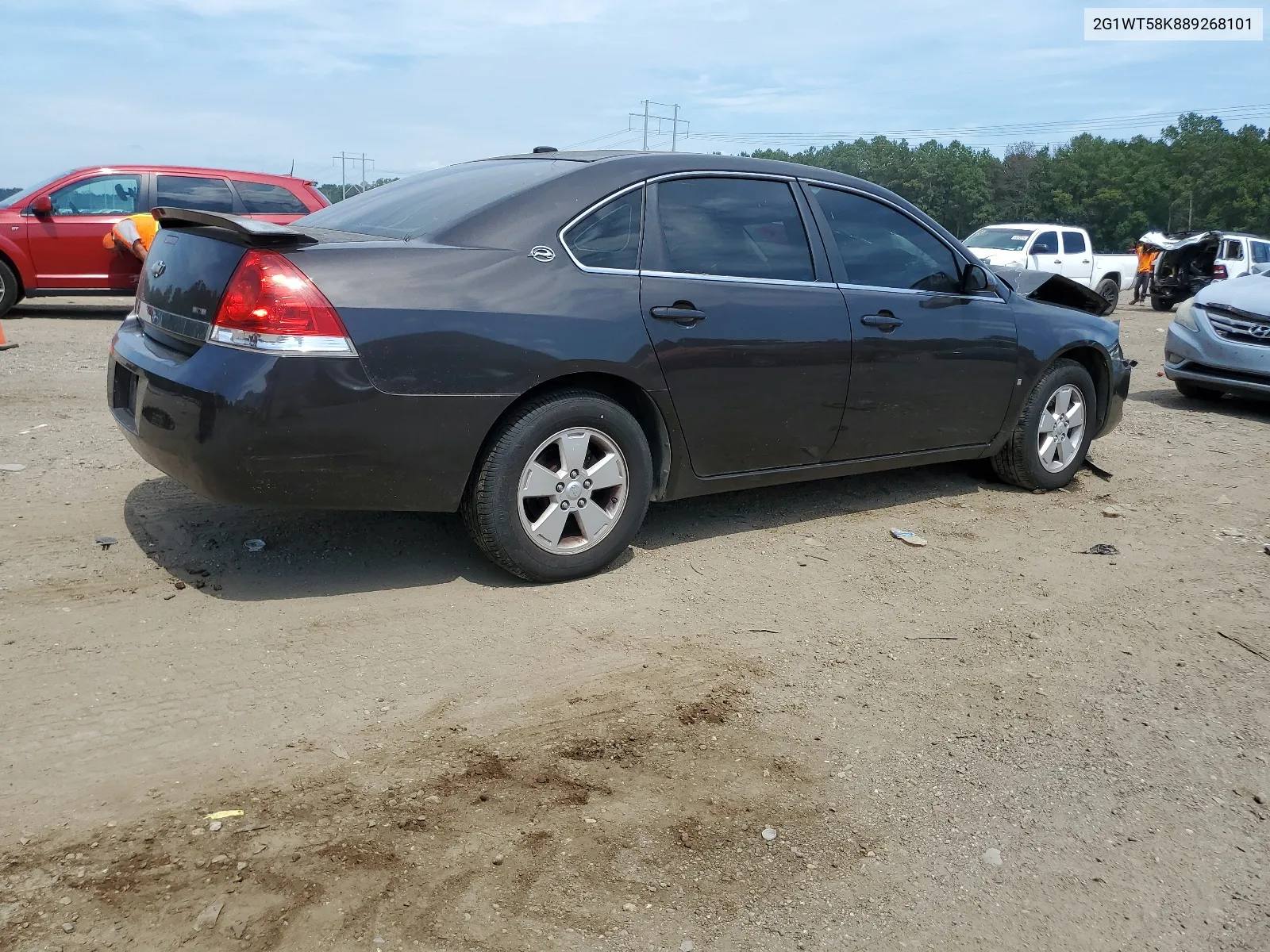 2008 Chevrolet Impala Lt VIN: 2G1WT58K889268101 Lot: 62991074