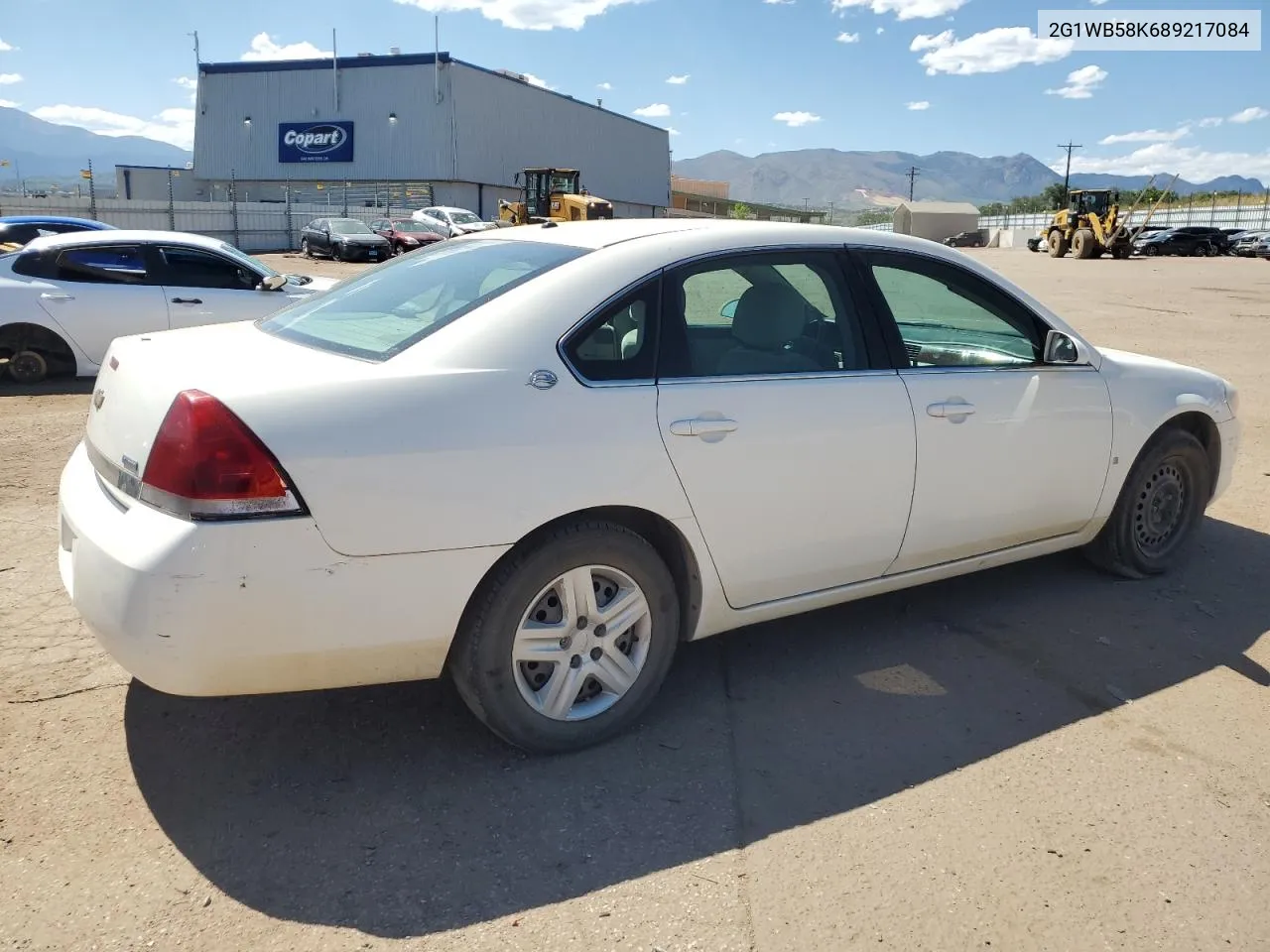 2008 Chevrolet Impala Ls VIN: 2G1WB58K689217084 Lot: 65071434